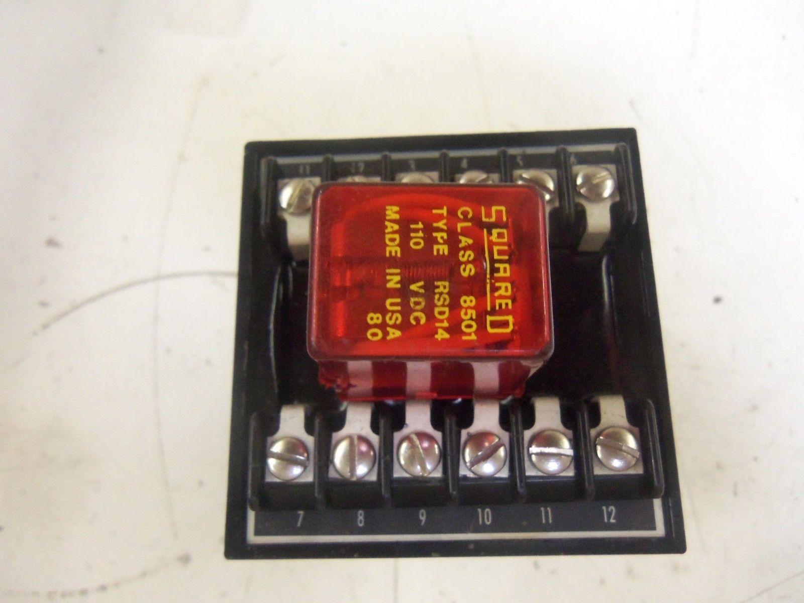 SQUARE D 8501-T0-21 PILOT DUTY RELAY *NEW NO BOX*