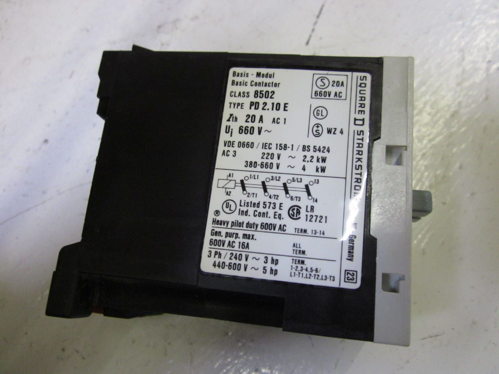 SQUARE D 8502-PD.210E SER.B *NEW IN BOX*