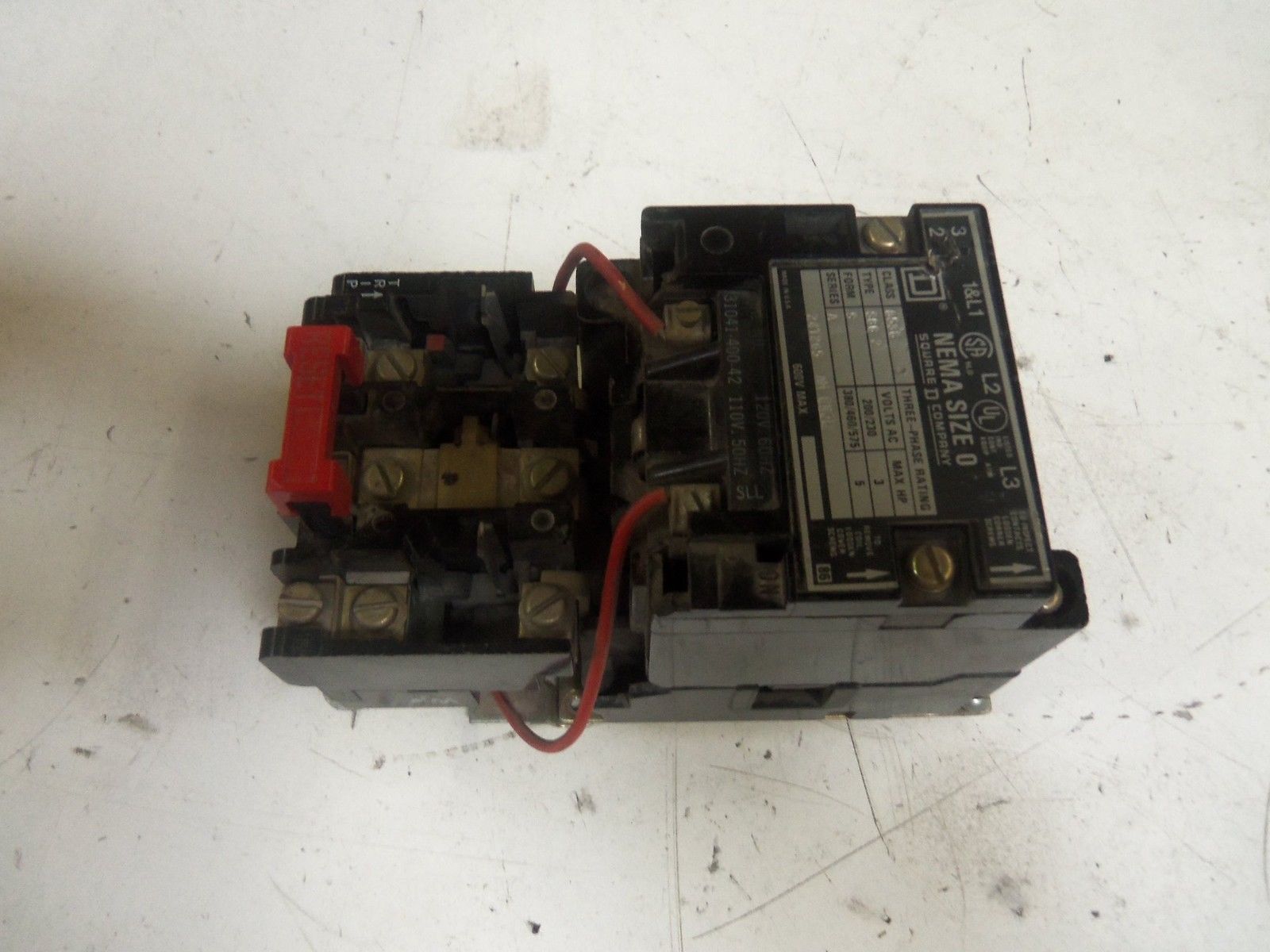 SQUARE D 8536-SBG2S MAGNETIC MOTOR STARTER *USED*