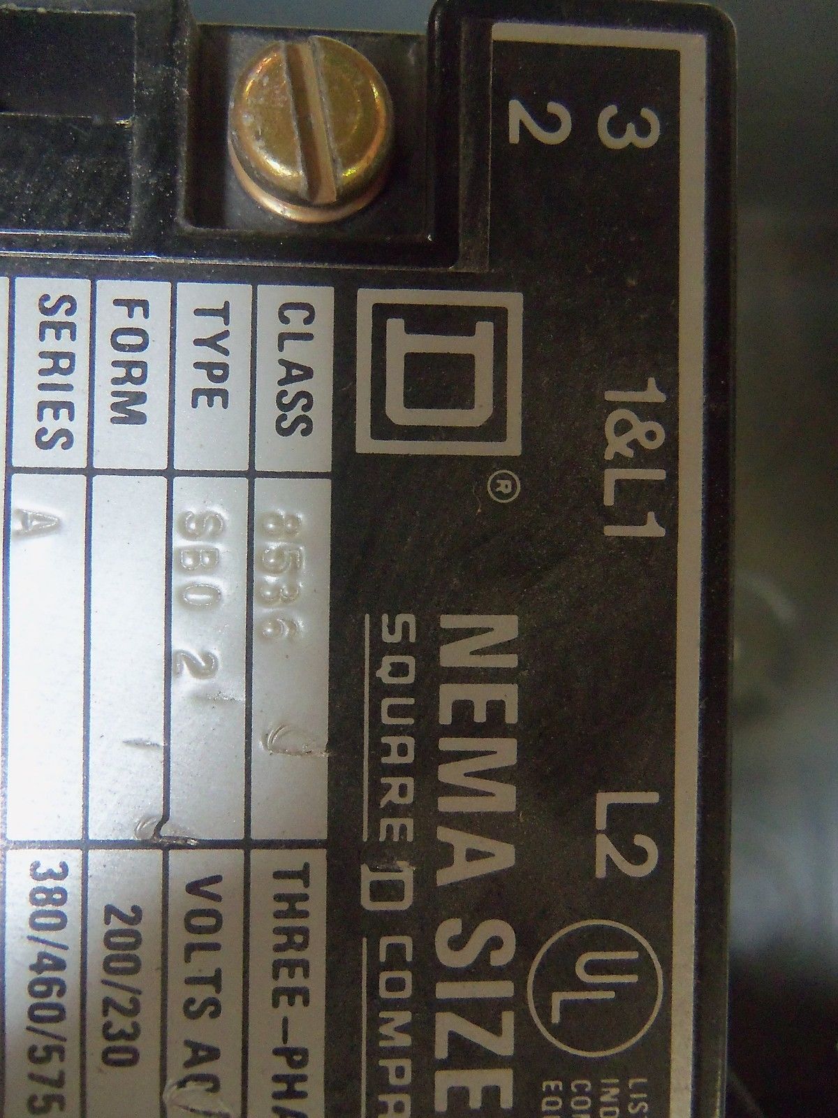 SQUARE D 8536-SBO2V02 *USED*