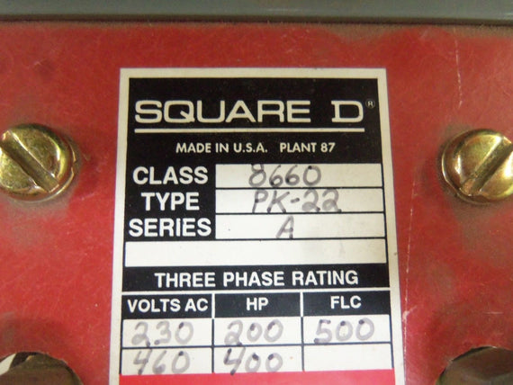 SQUARE D 8660-PK-22 POWER POLE *USED*