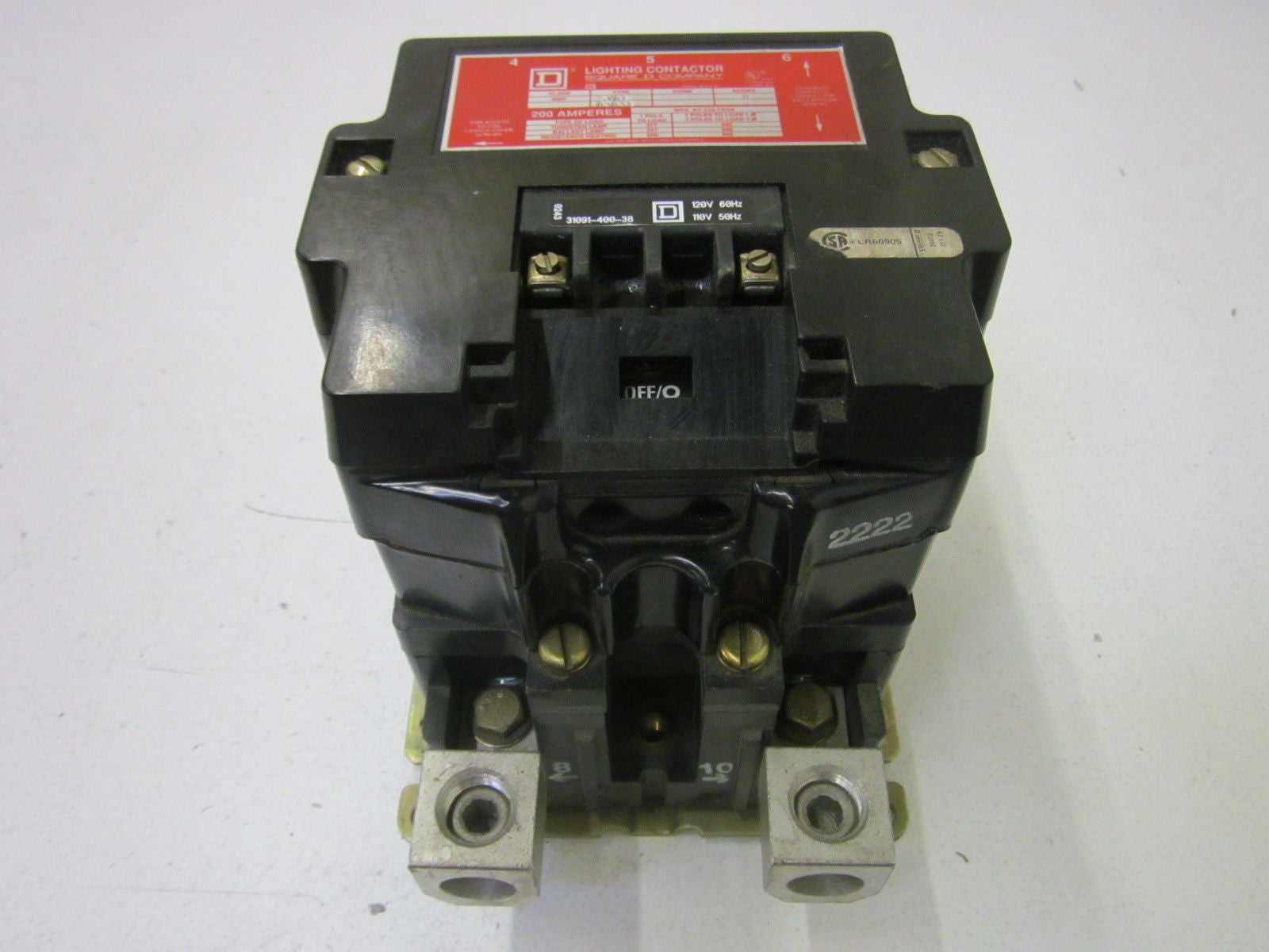 SQUARE D 8903-SV01 LIGHTING CONTACTOR 120V *NEW NO BOX*