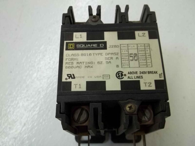 SQUARE D 8910-DPA5Z 208-240V *NEW NO BOX*