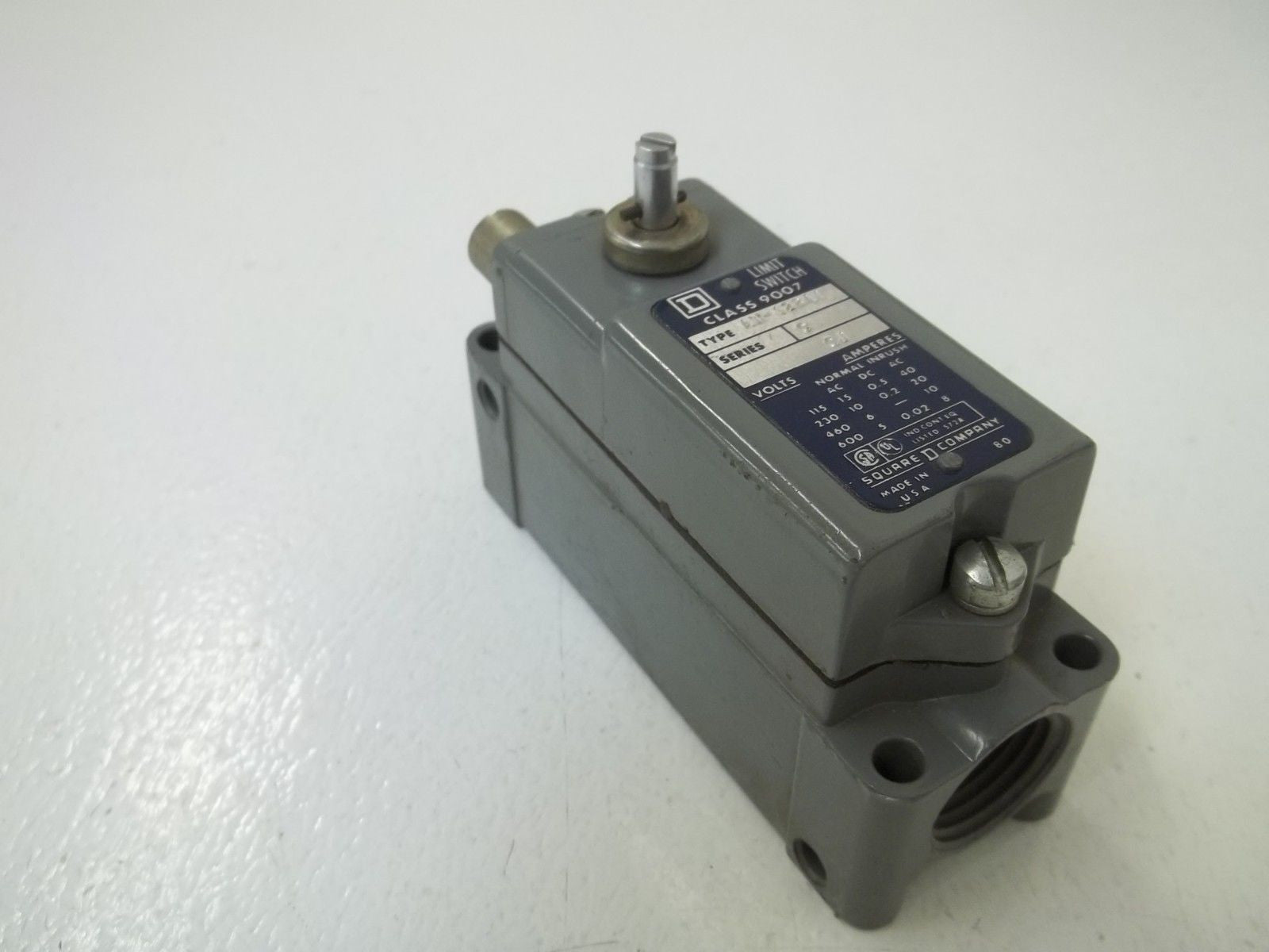 SQUARE D 9007-AW-12BA1 *USED*