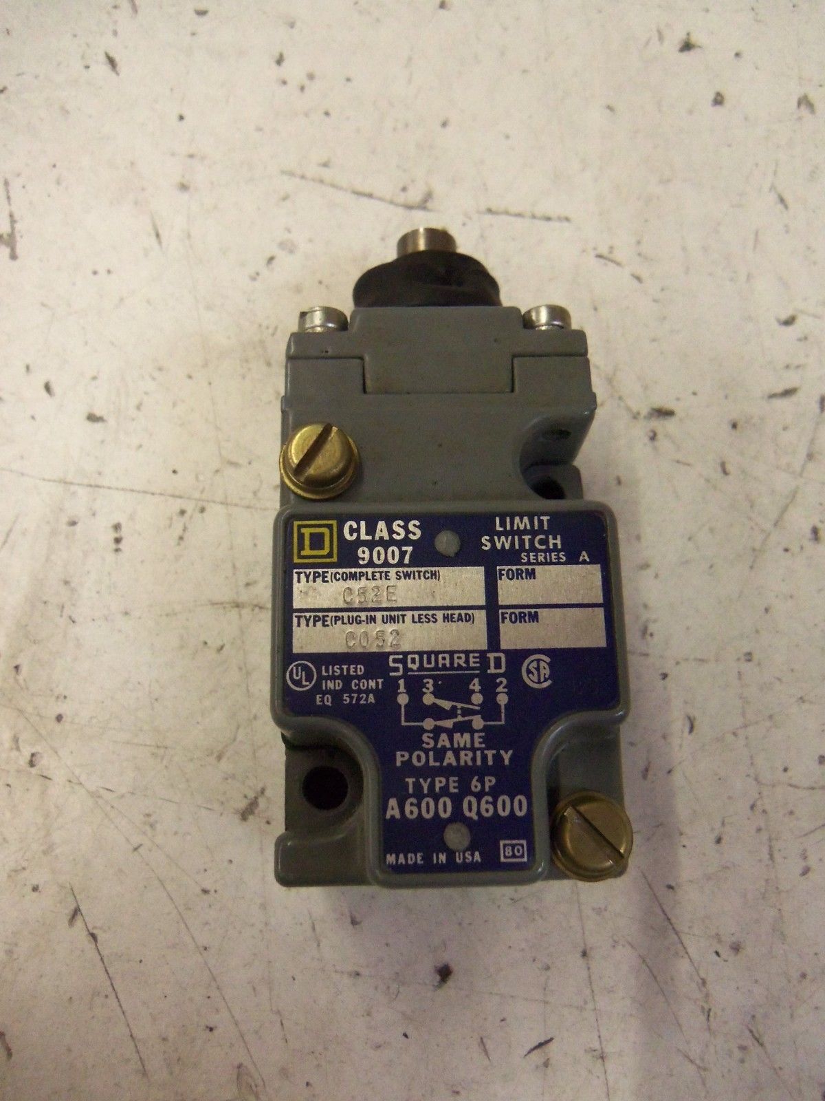 SQUARE D 9007-C52E *USED*