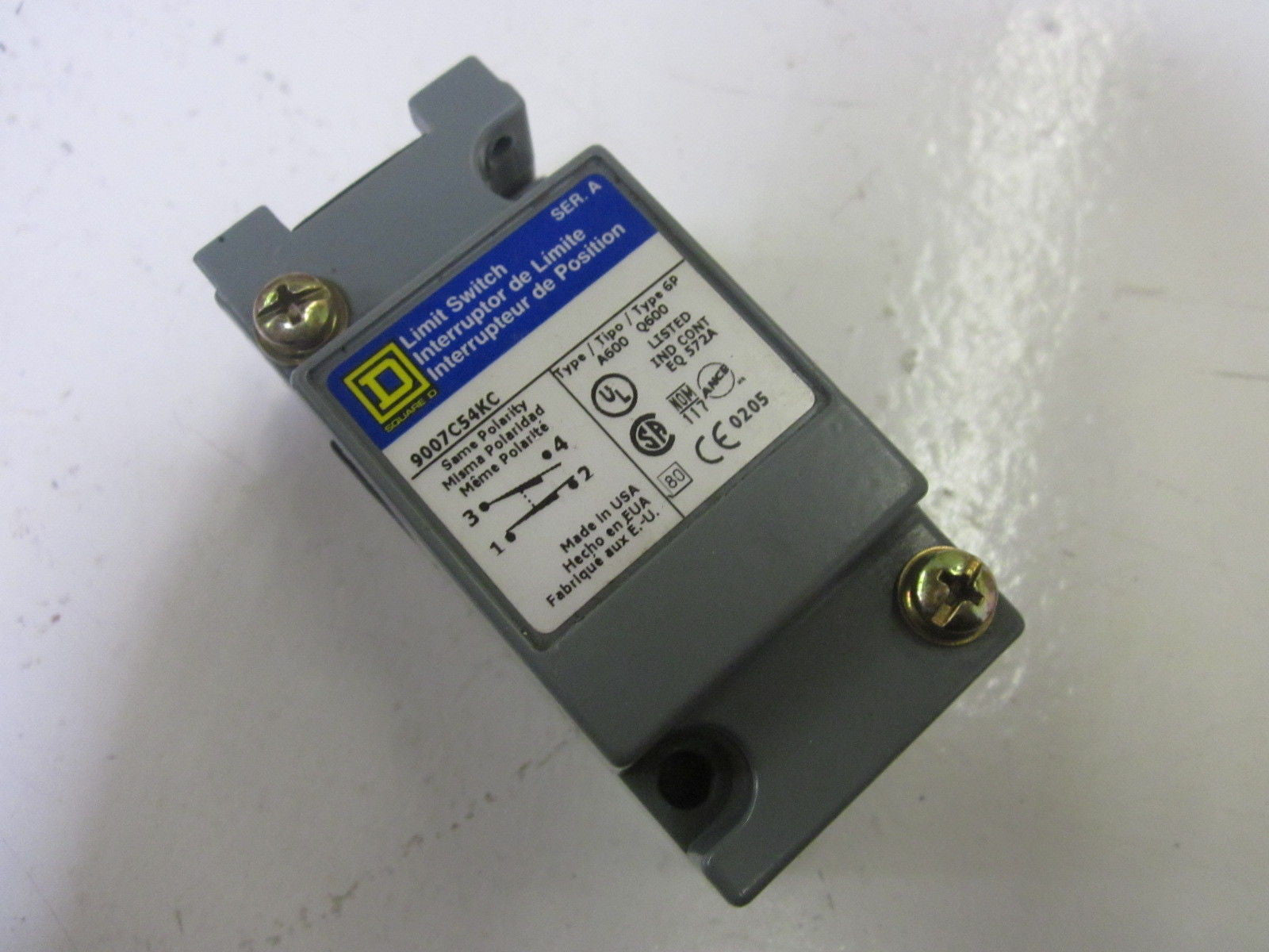 SQUARE D 9007-C54KC SER.A *USED*