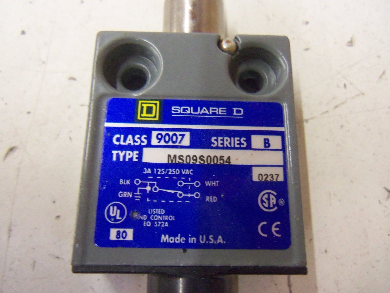 SQUARE D 9007-MS09S0054 *NEW NO BOX*