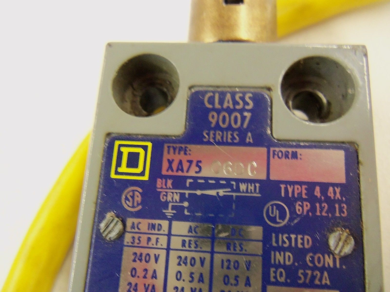 SQUARE D 9007-XA7506DC *USED*