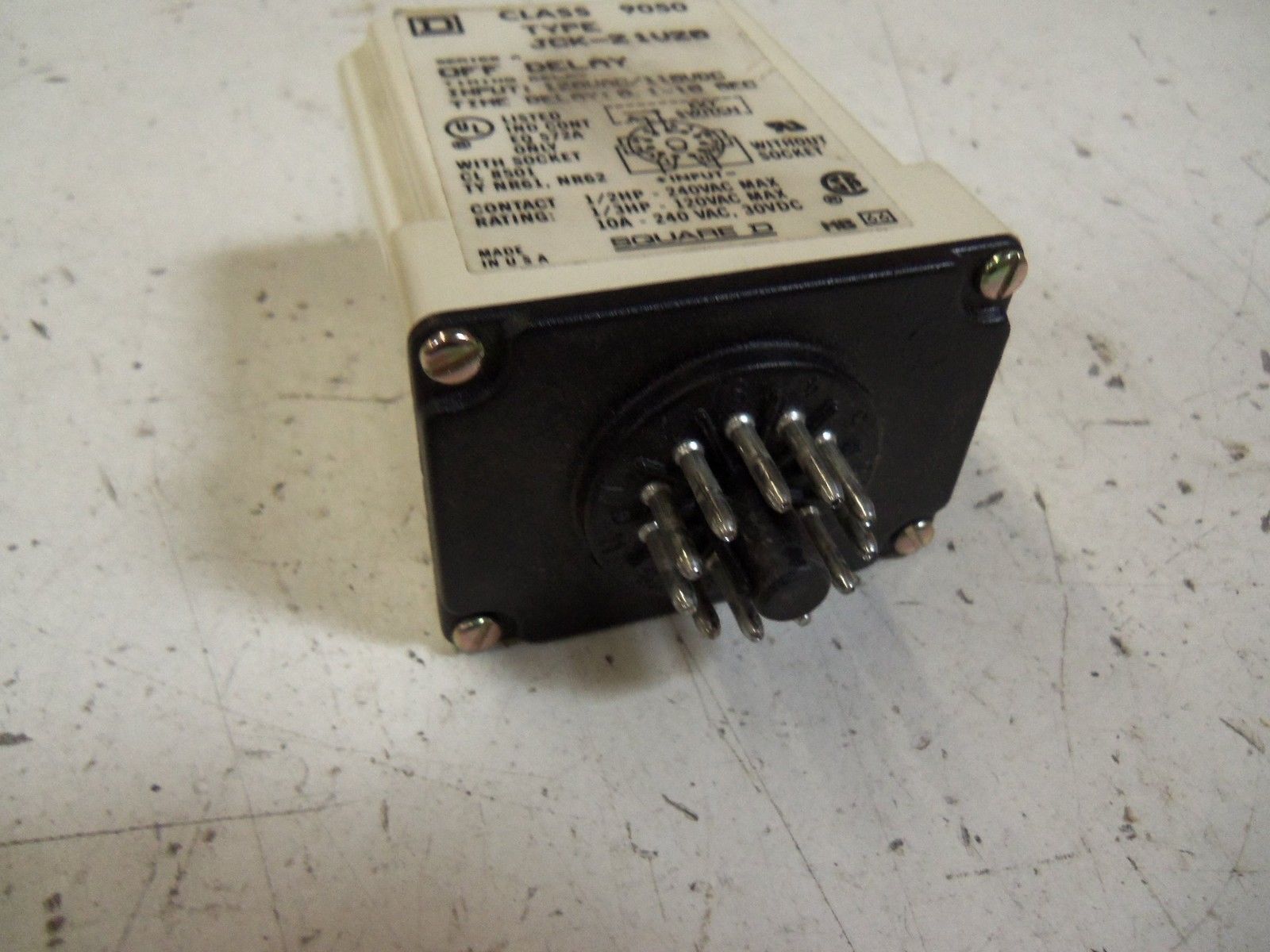 SQUARE D 9050-JCK-21V20 SER.A  *USED*