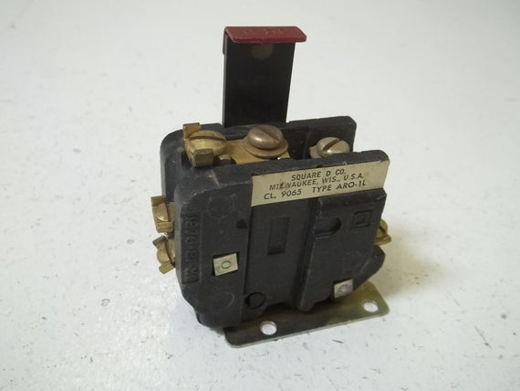 SQUARE D 9065-ARO-1L OVERLOAD RELAY *USED*