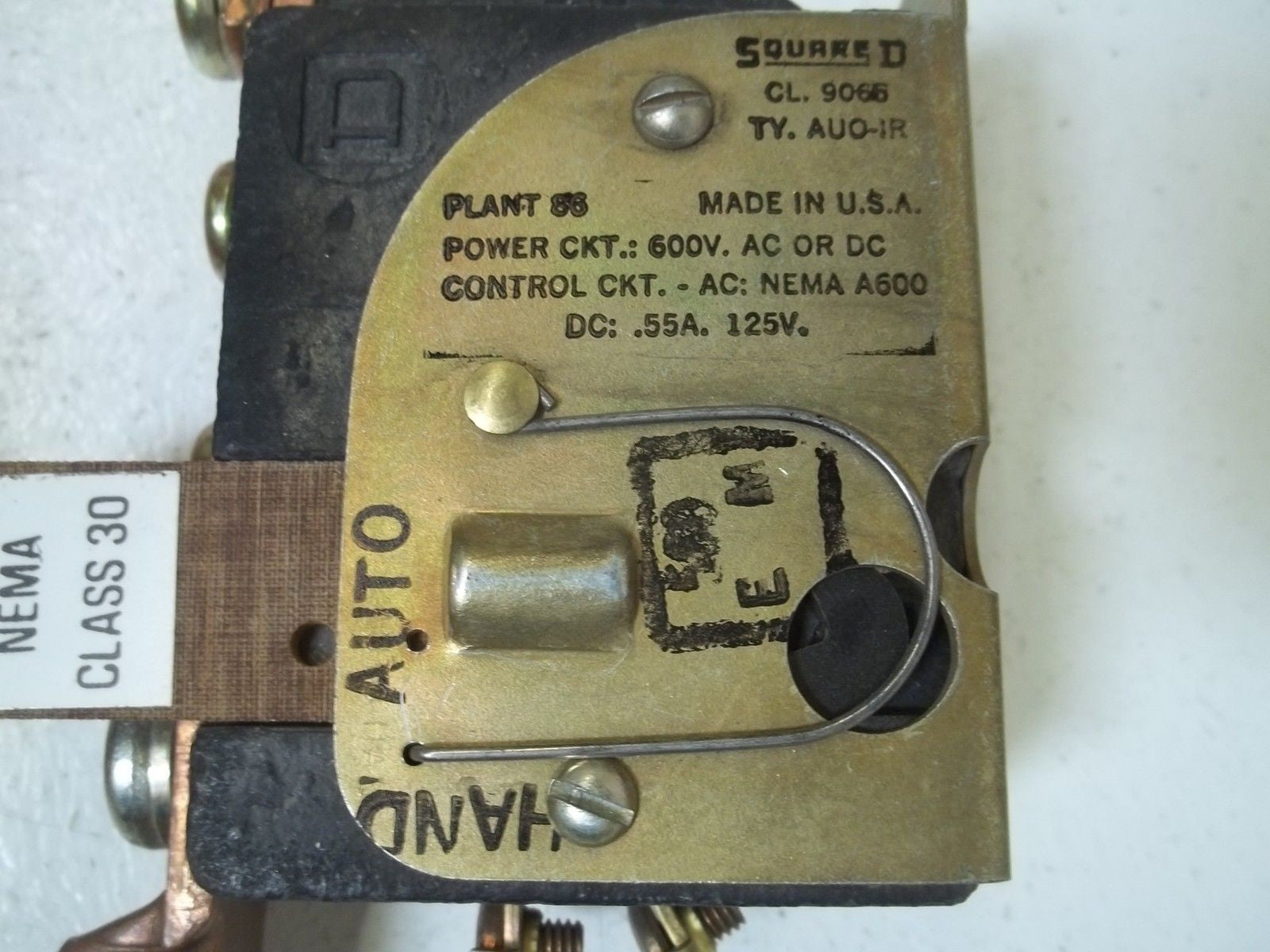 SQUARE D 9065-AUO-IR OVERLOAD RELAY *USED*