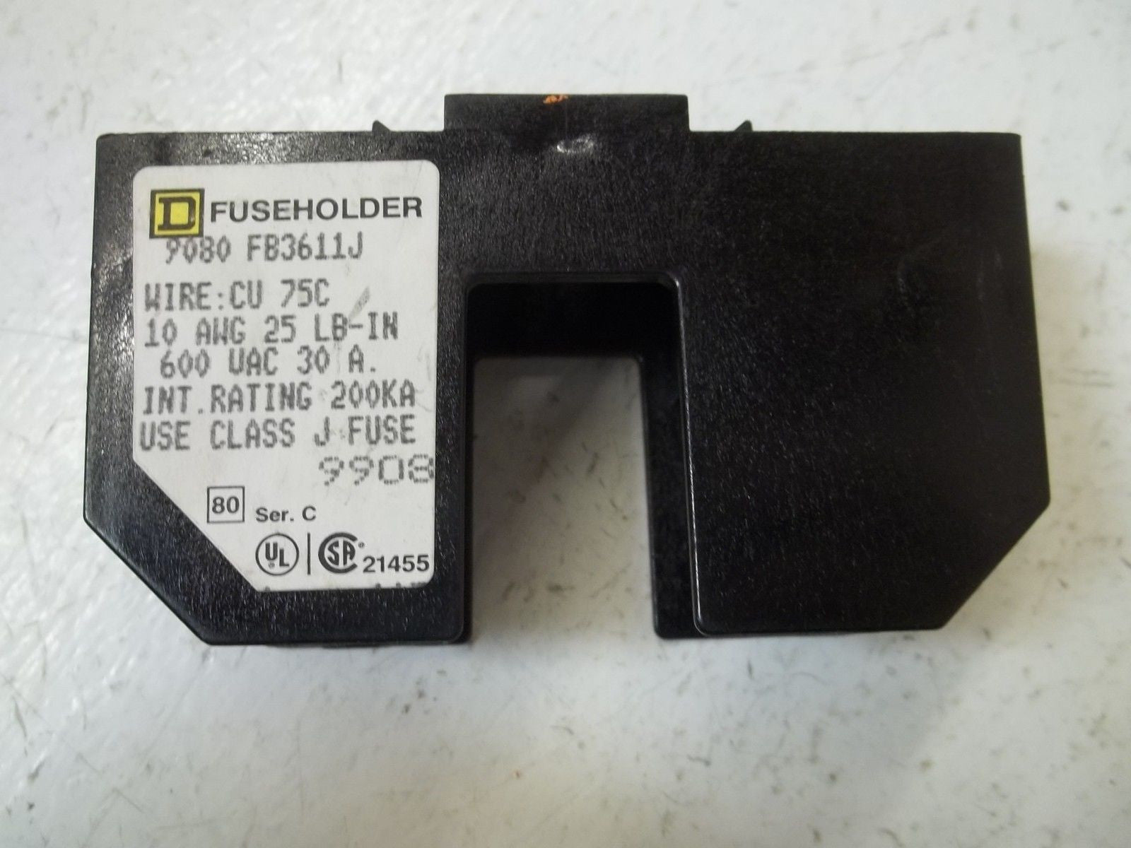 SQUARE D 9080-FB3611J *USED*