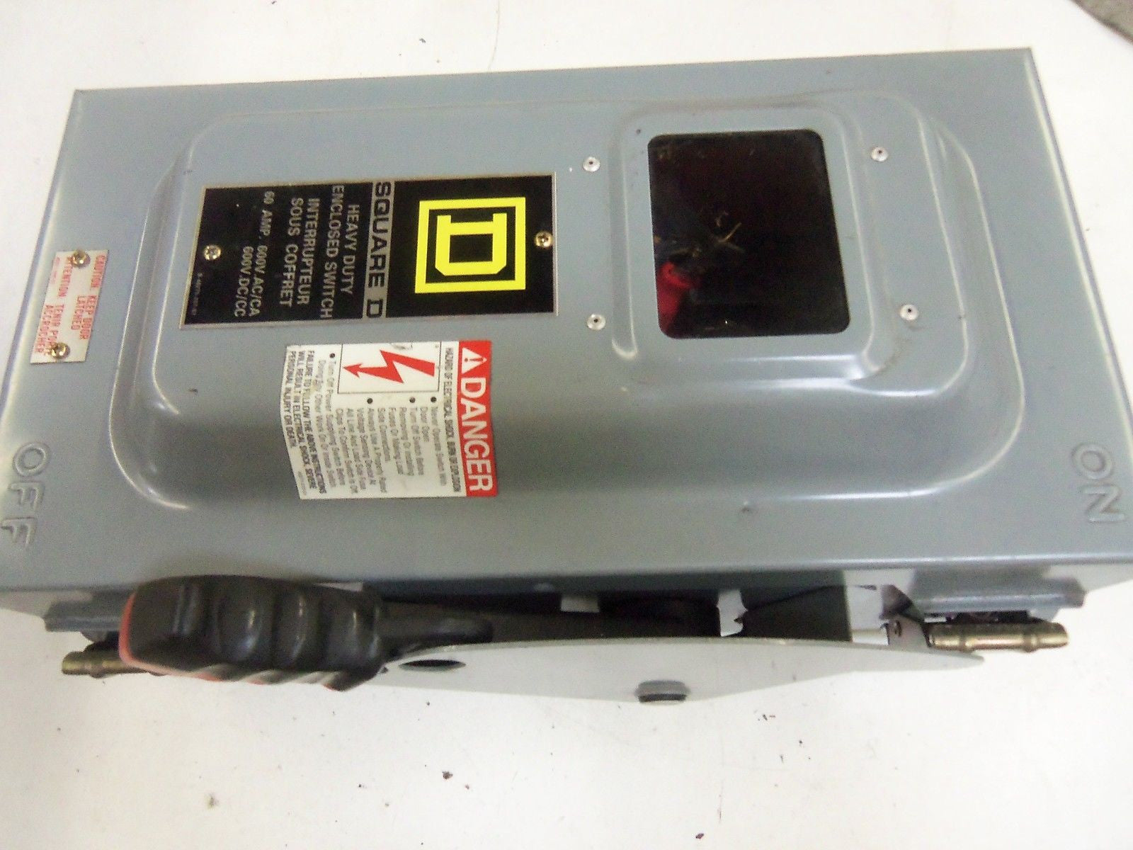 SQUARE D CH362AWK SAFETY SWITCH *USED*