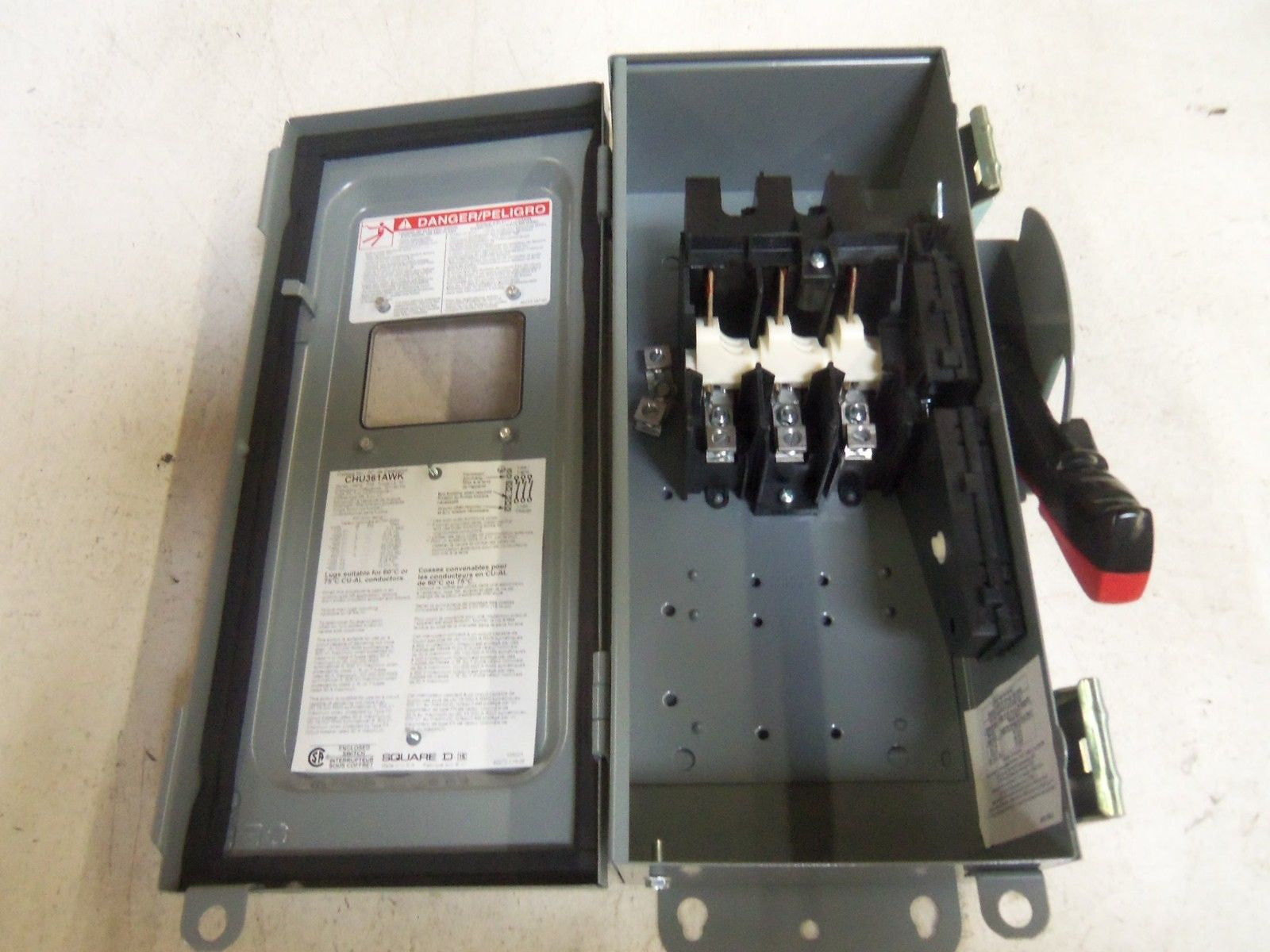 SQUARE D CHU361AWK SAFETY SWITCH *NEW IN BOX*