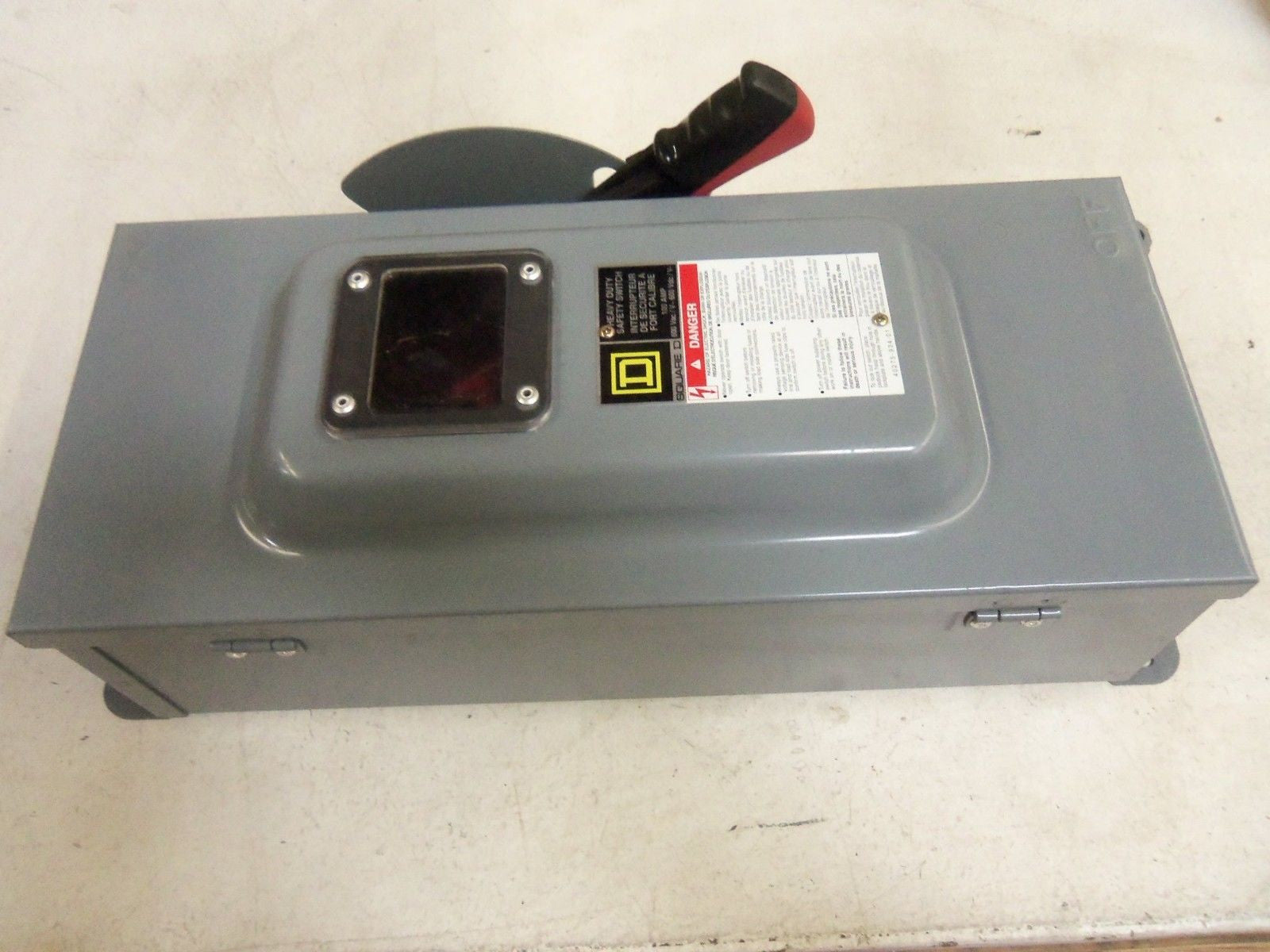 SQUARE D CHU363AWK HEAVY DUTY SAFETY SWITCH *USED*