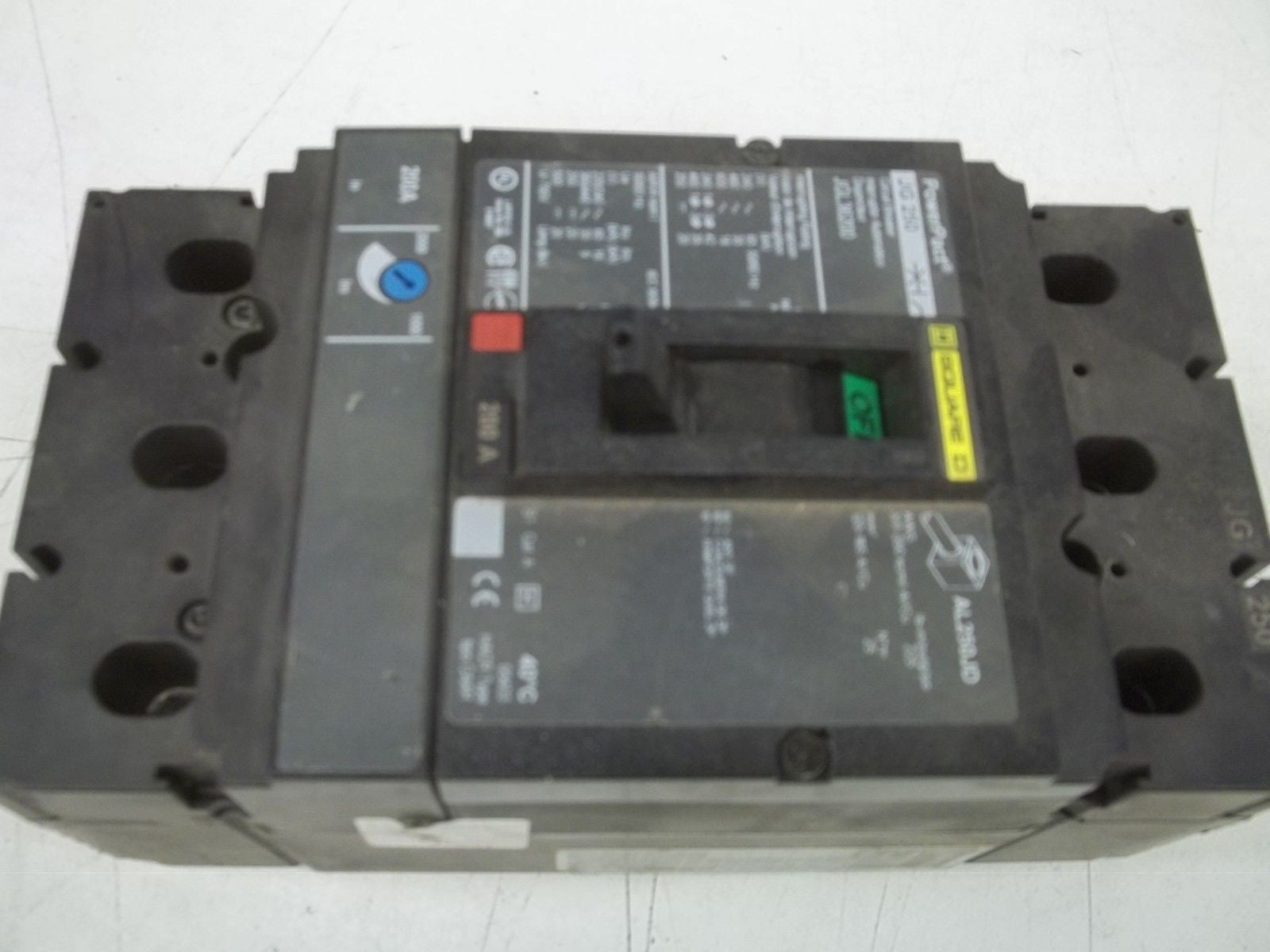 SQUARE D CIRCUIT BREAKER JGL36200  *USED*