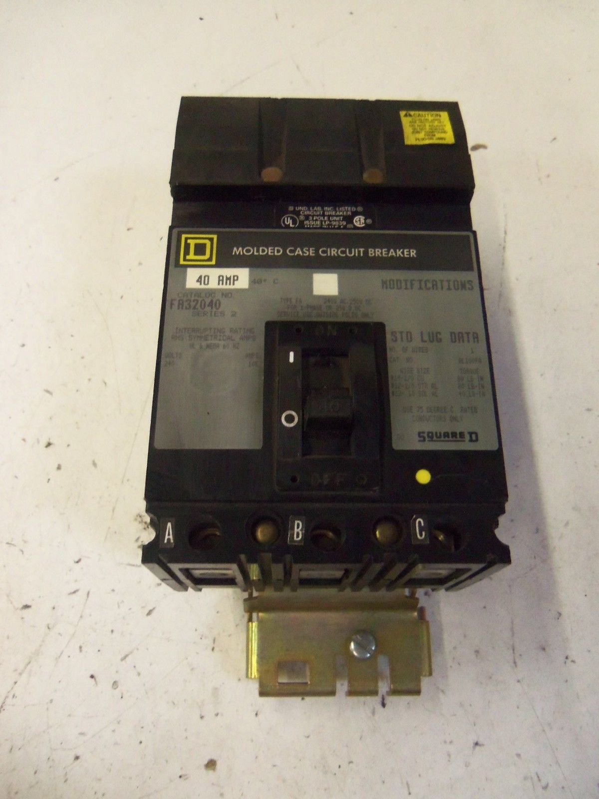 SQUARE D CIRCUIT BREAKER  FAL32040 *NEW NO BOX*