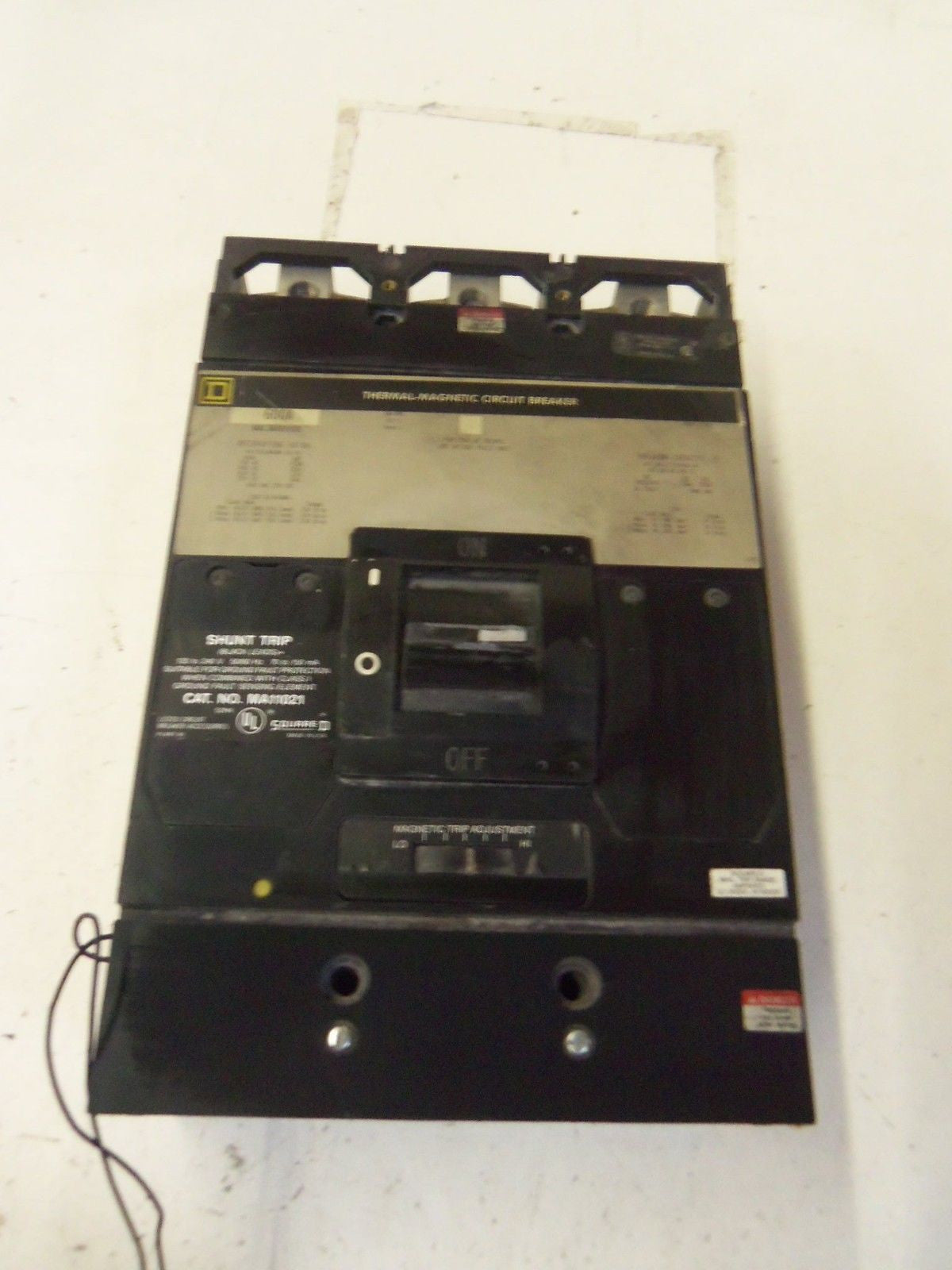 SQUARE D CIRCUIT BREAKER MAL366001021 *USED*