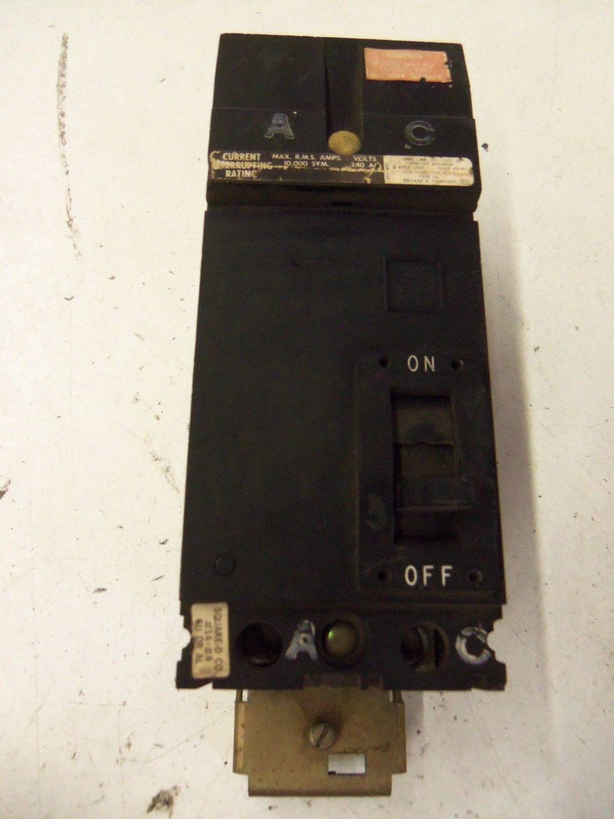 SQUARE D FA-22015-AC *USED*