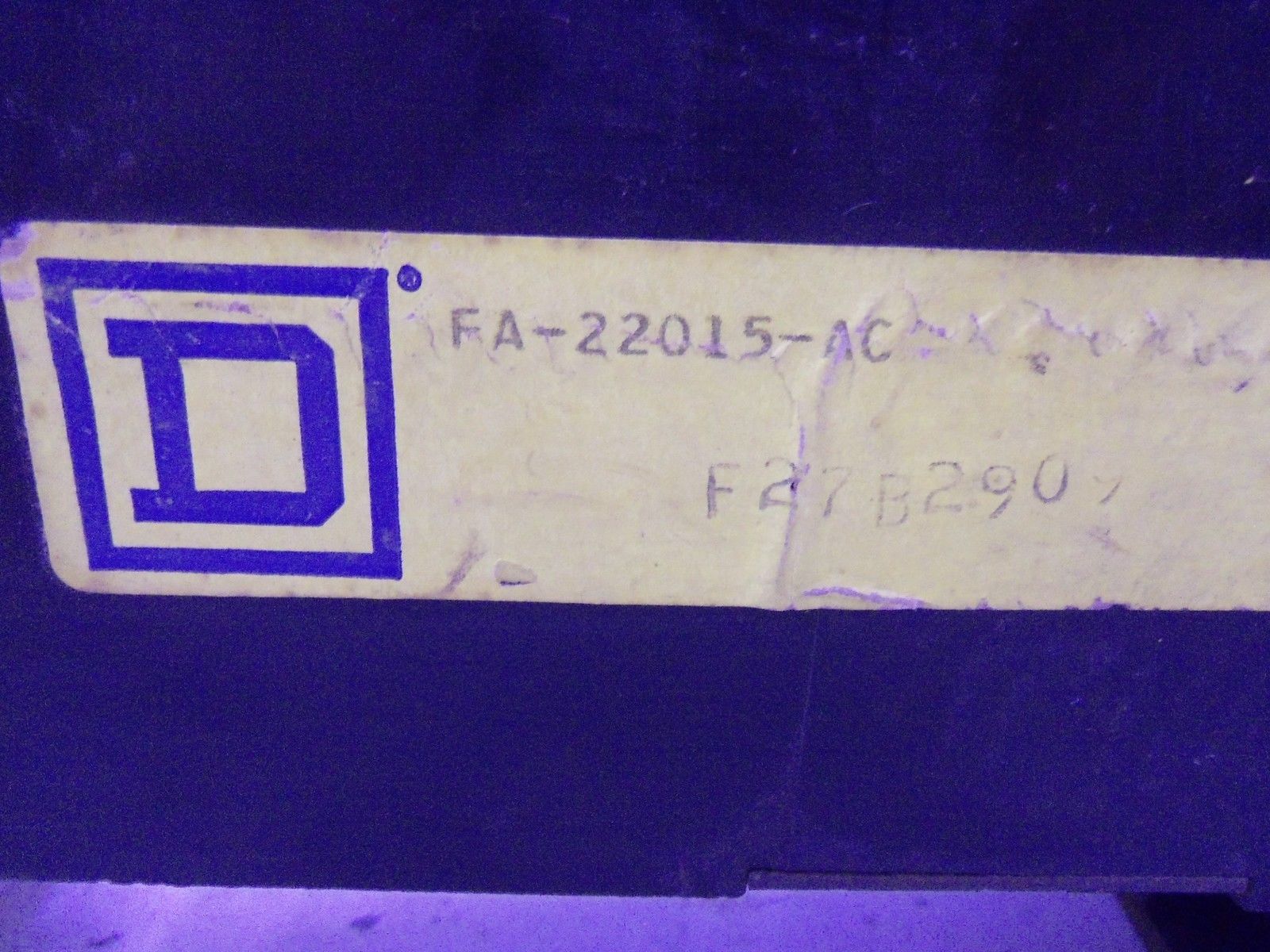 SQUARE D FA-22015-AC *USED*