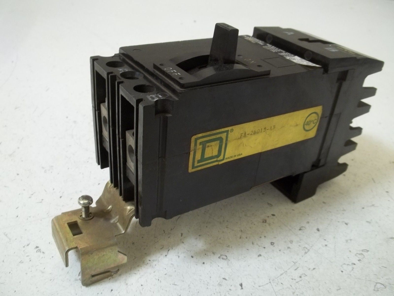 SQUARE D FA-26015-AB CIRCUIT BREAKER *USED*