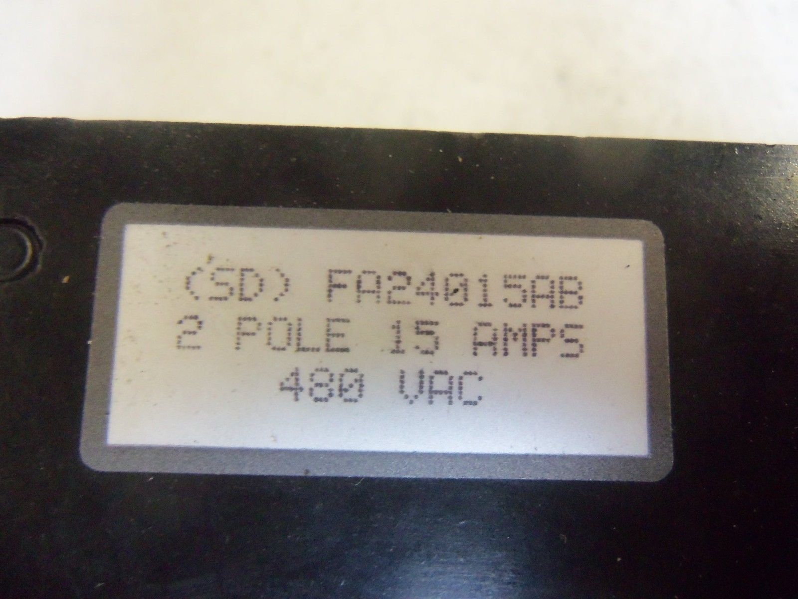 SQUARE D FA24015AB CIRCUIT BREAKER *NEW NO BOX*