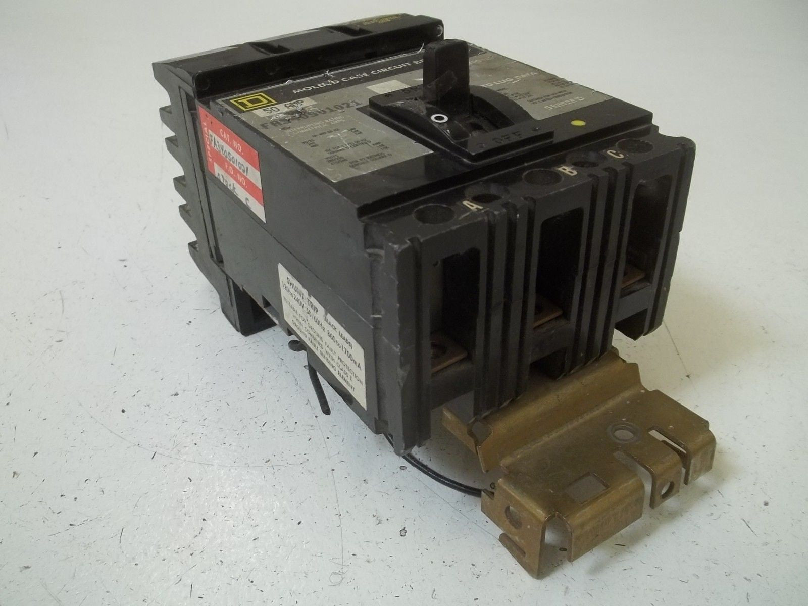 SQUARE D FA340501021 CIRCUIT BREAKER *USED*