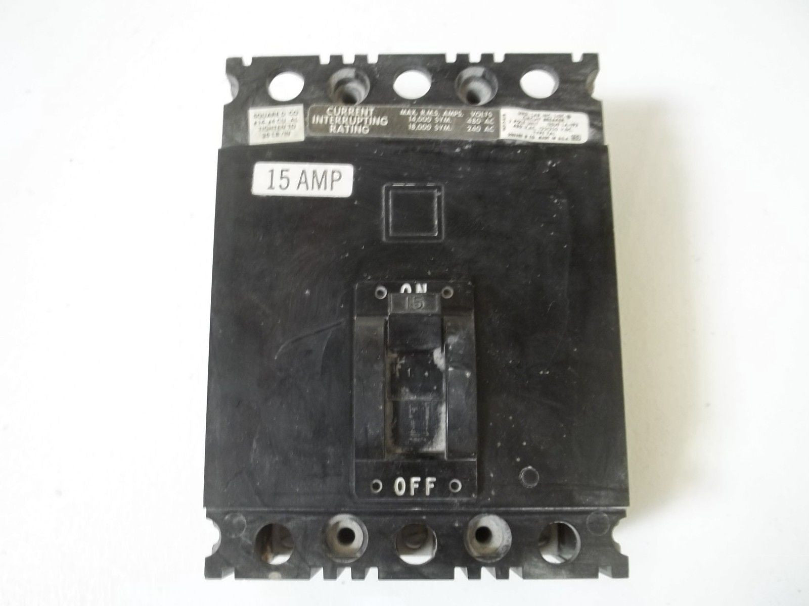 SQUARE D FAL34015 15A *USED*