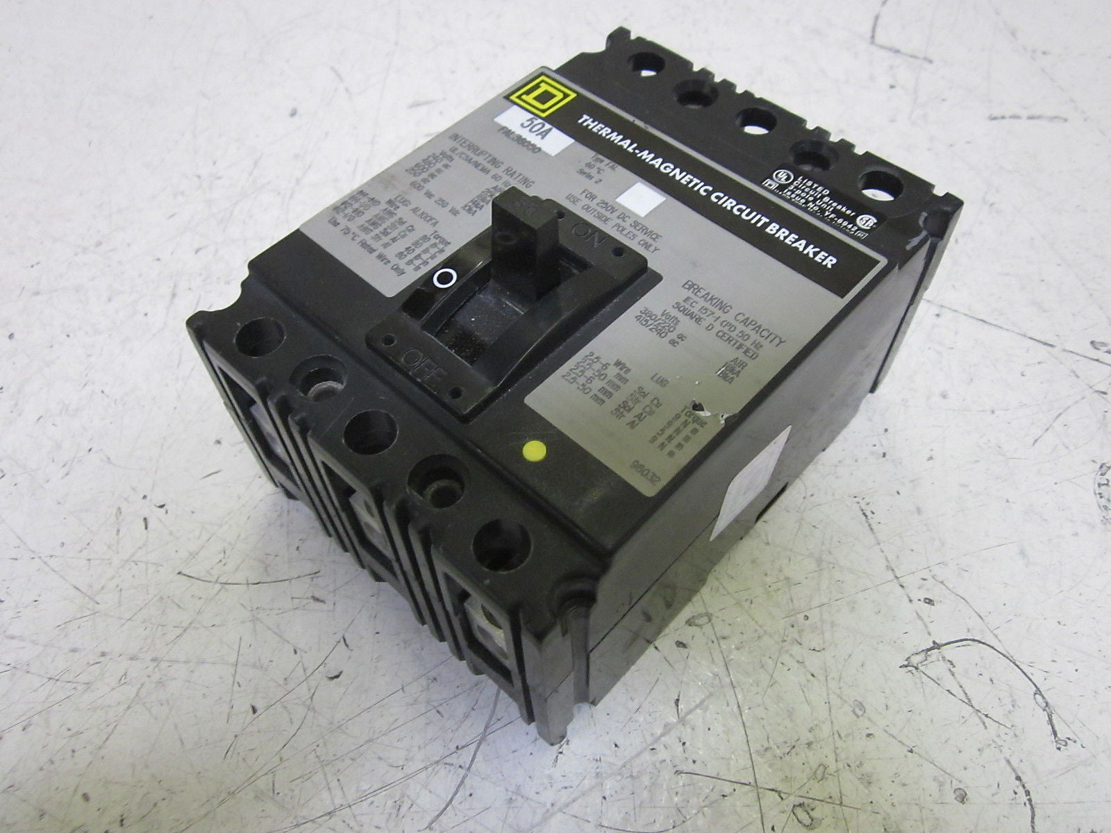 SQUARE D FAL36050 CIRCUIT BREAKER 50A*NEW NO BOX*