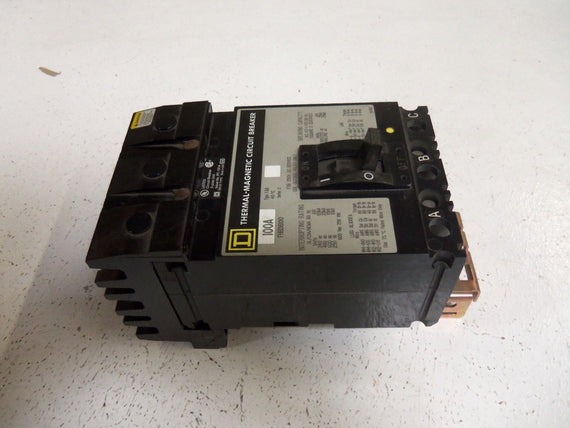 SQUARE D FHB36100 CIRCUIT BREAKER *USED*