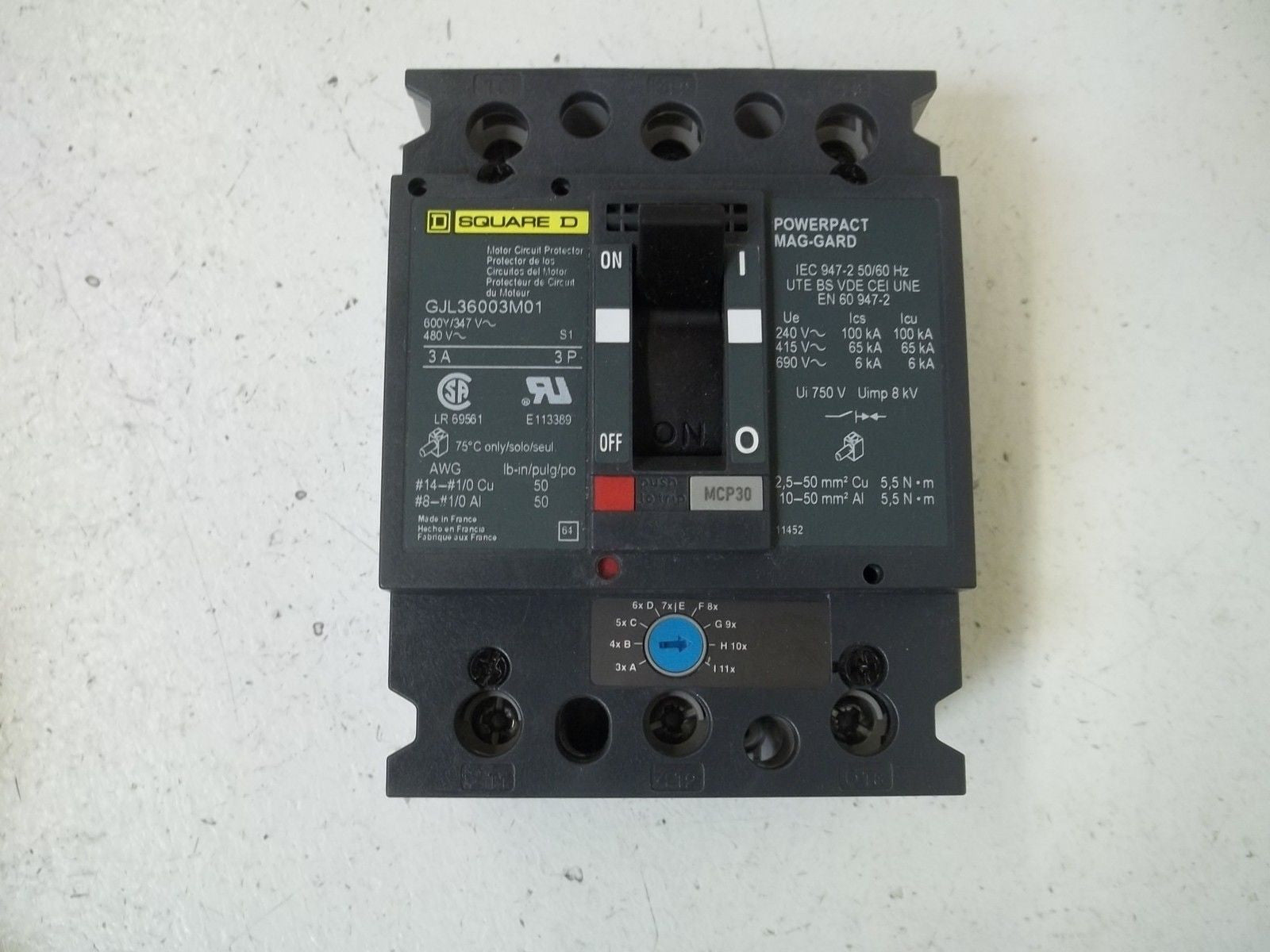 SQUARE D  GJL36003M01 CIRCUIT BREAKER 30A *NEW NO BOX*
