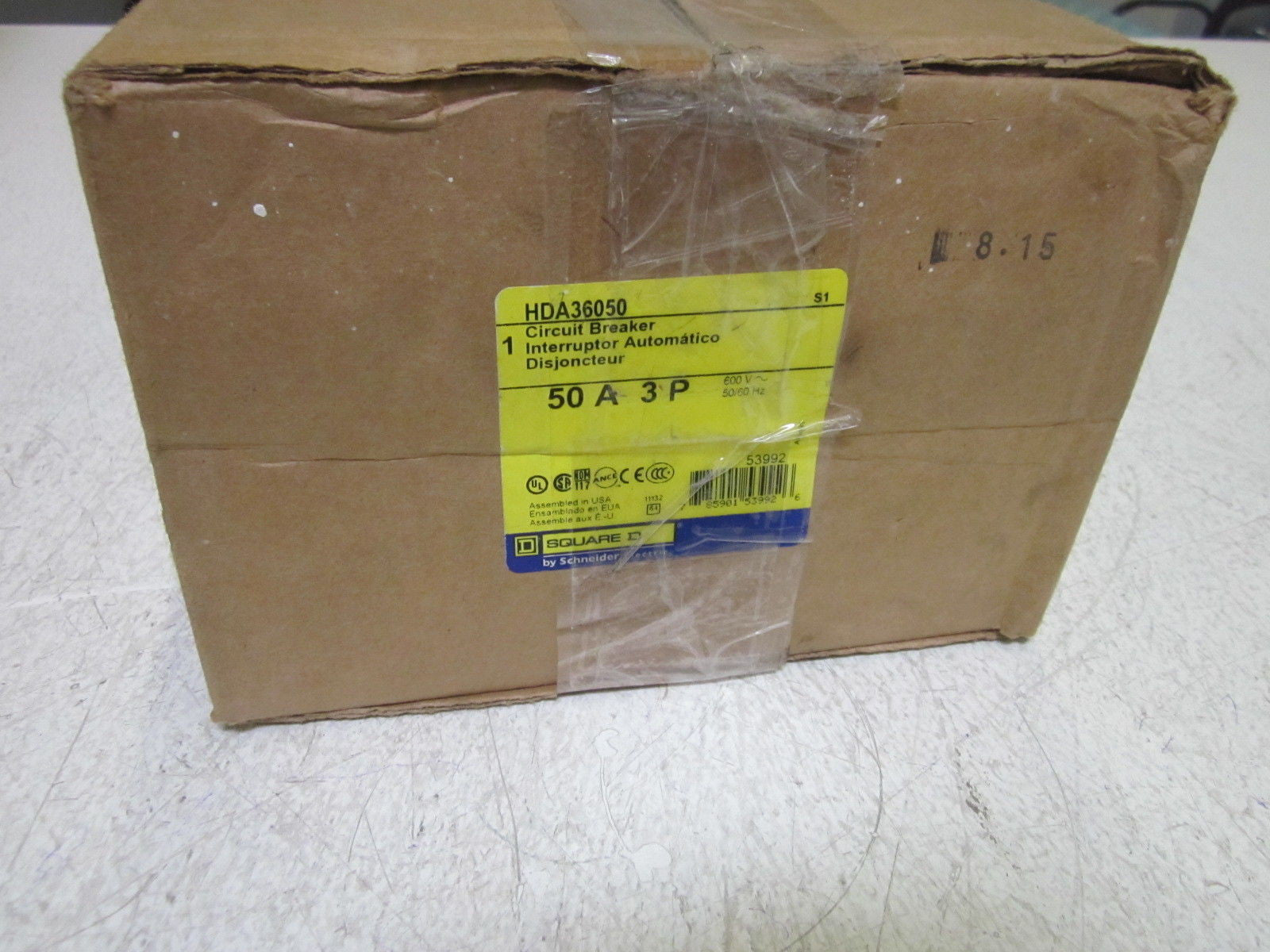SQUARE D HDA36050 CIRCUIT BREAKER *NEW IN BOX*