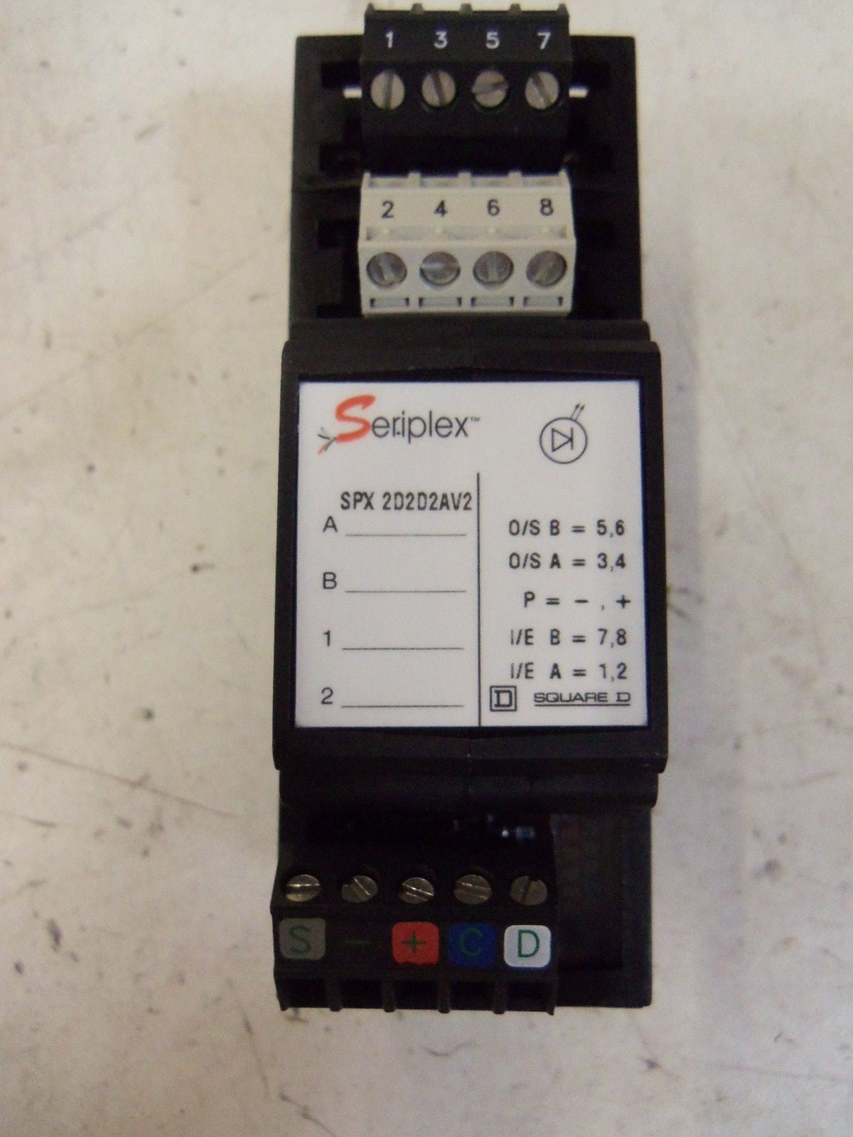 SQUARE D I/O MODULE  SPX2D2D2AV2 *NEW IN BOX*