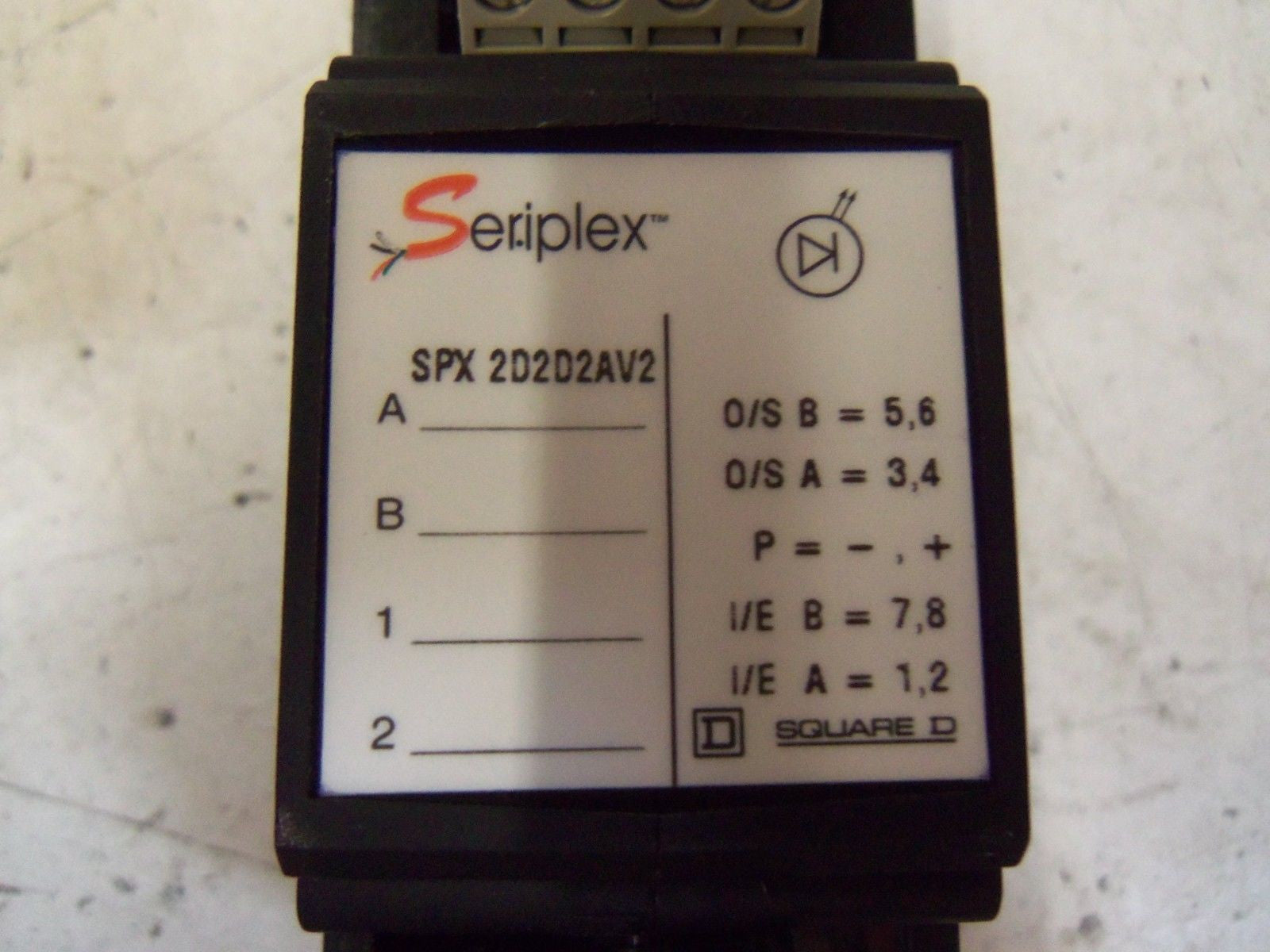SQUARE D I/O MODULE  SPX2D2D2AV2 *NEW IN BOX*