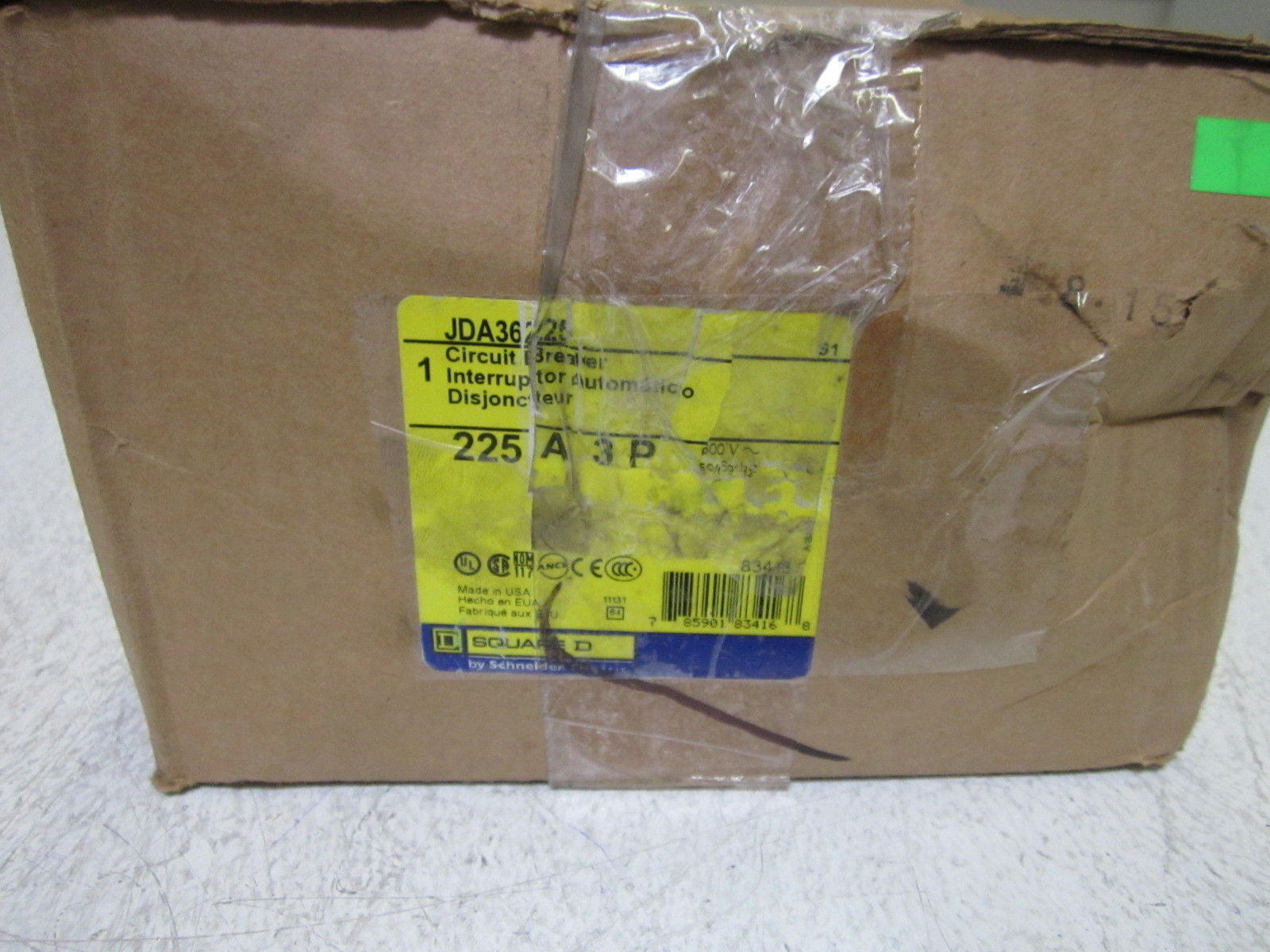 SQUARE D JDA36225 CIRCUIT BREAKER *NEW IN BOX*