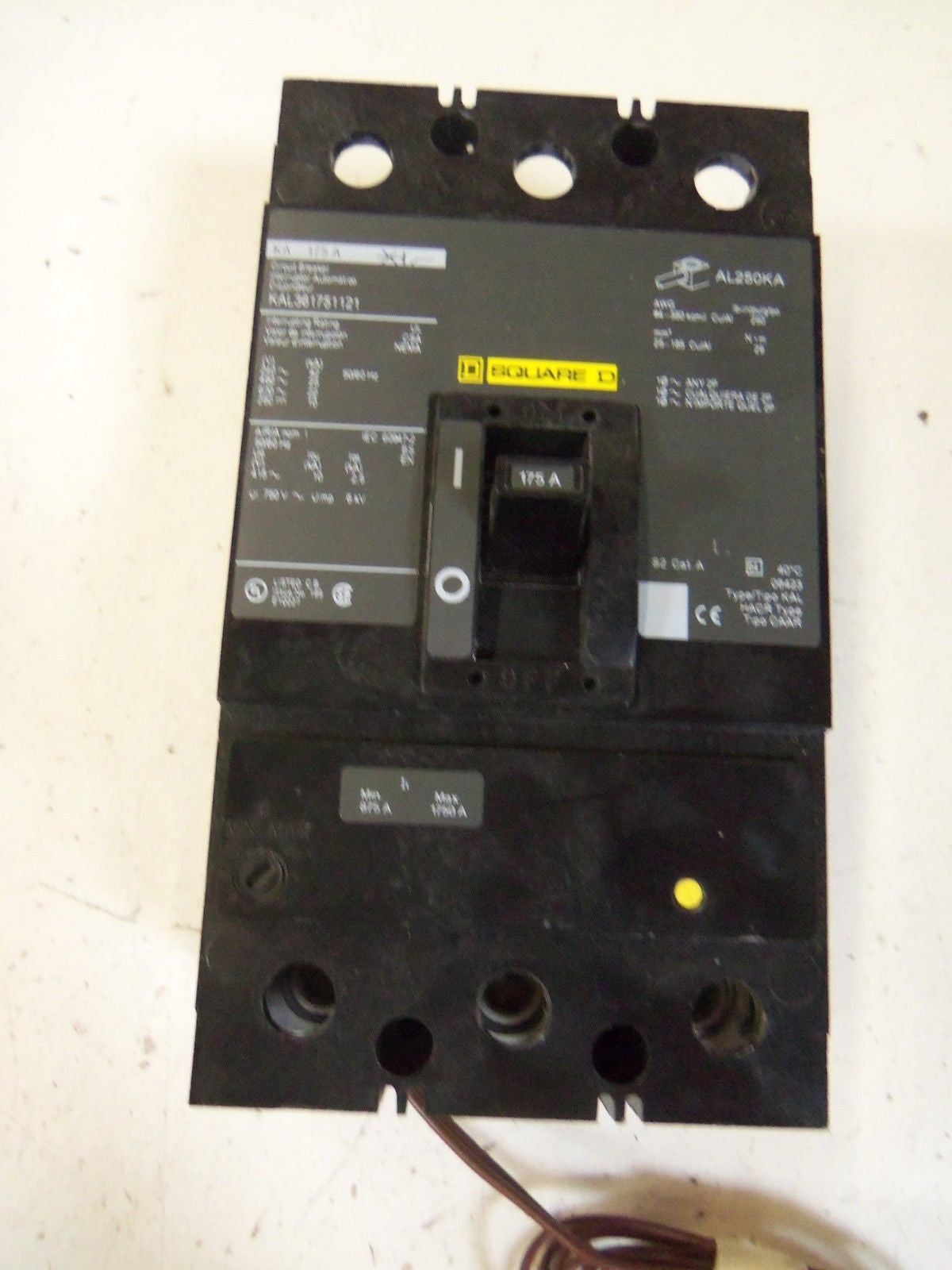 SQUARE D KAL361751121 CIRCUIT BREAKER *NEW NO BOX*