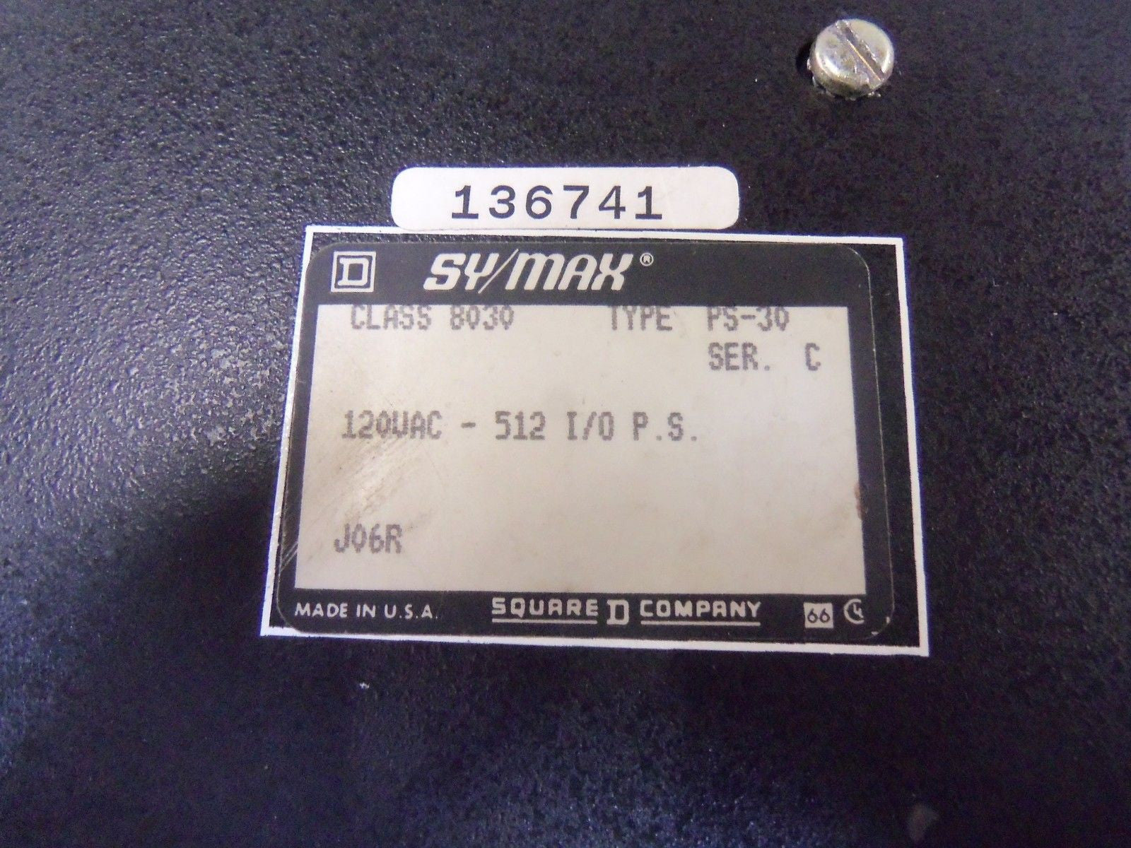 SQUARE D POWER SUPPLY 8030-PS-30 SERIES  C *USED-REBUILT*