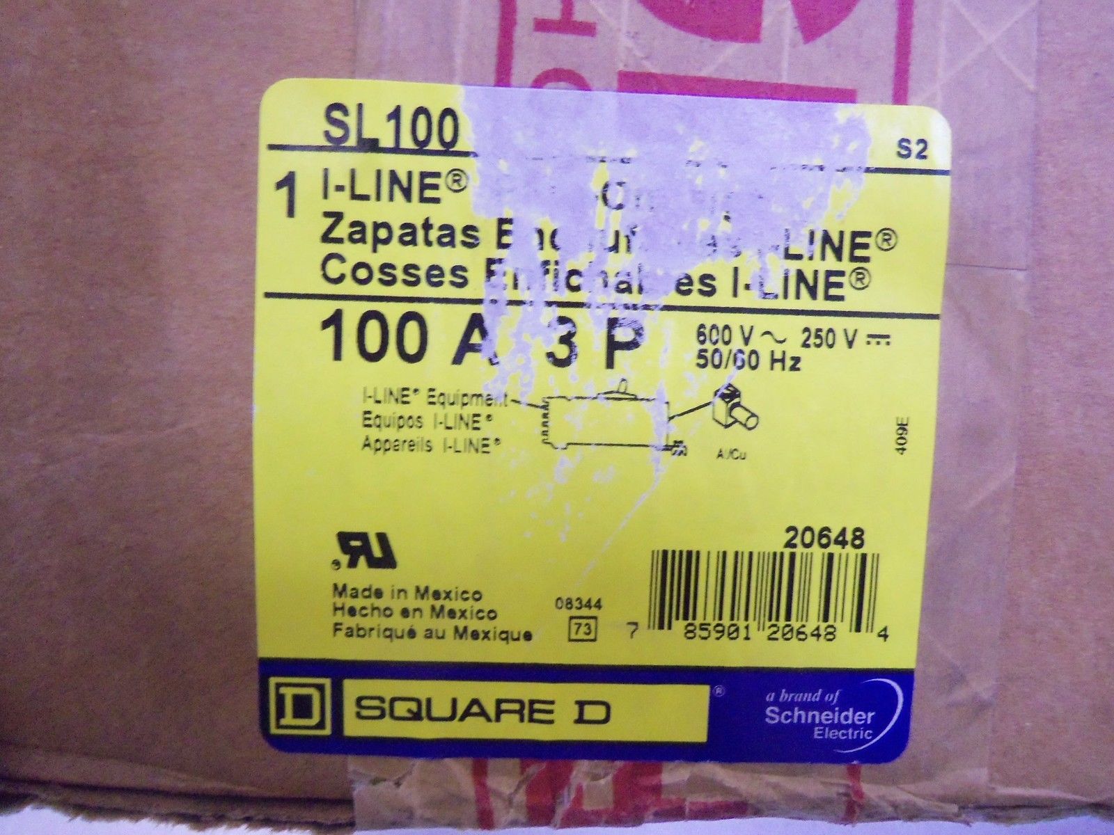 SQUARE D SL 100 A *NEW IN BOX*