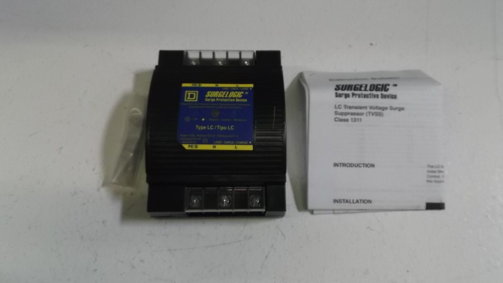 SQUARE D SURGELOGIC SURGE PROTECTIVE DEVICE TVS120LC10 *NEW IN BOX*