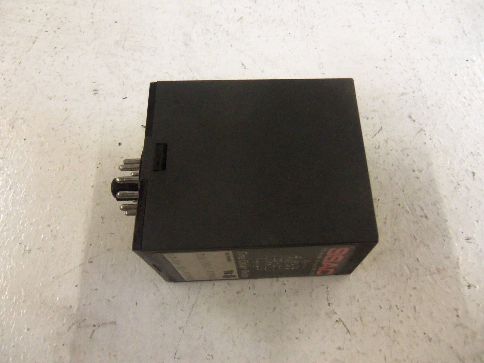SSAC TDBL120ALD TIME DELAY RELAY *USED*