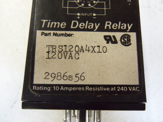 SSAC TIME DELAY RELAY TRS120A4X10 *USED*