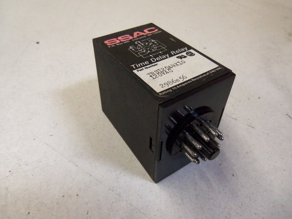 SSAC TIME DELAY RELAY TRS120A4X10 *USED*