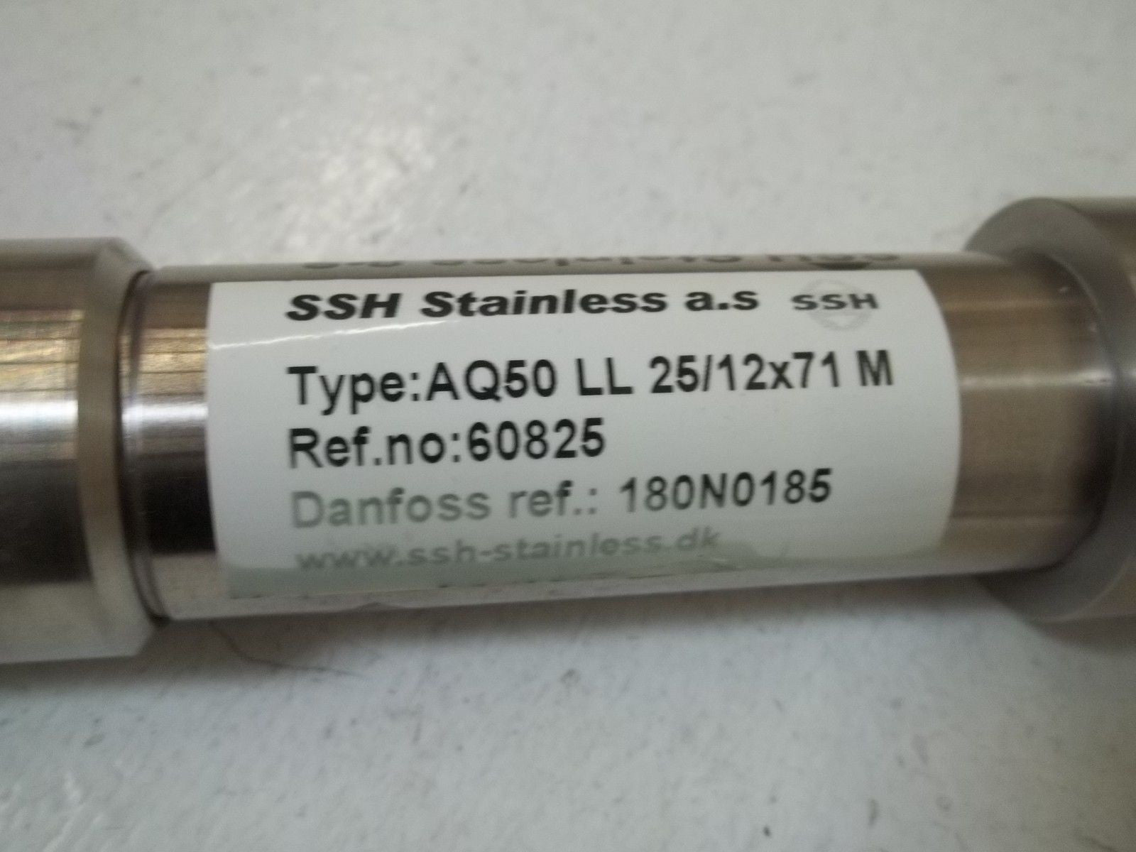 SSH STAINLESS AQ50LL25/12X71M CYLINDER *NEW NO BOX*