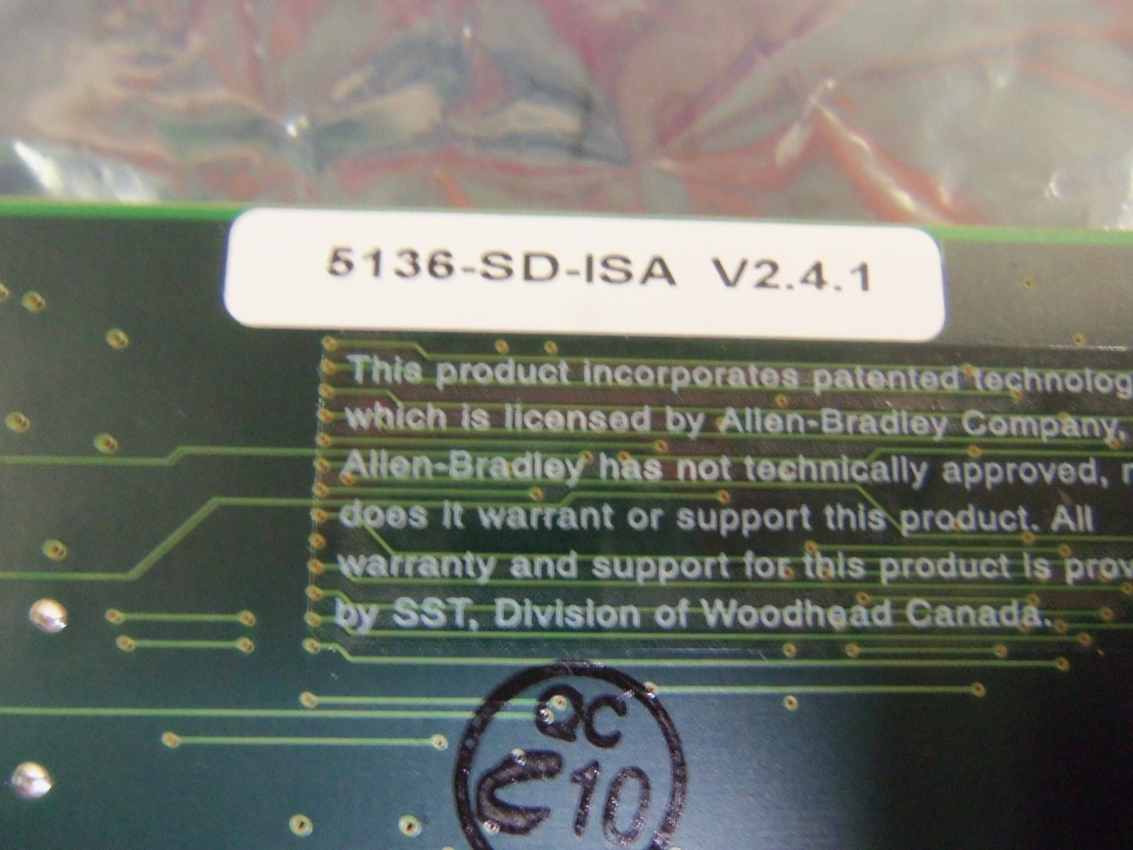 SST 5136-SD-ISA REMOTE I/O CARD *USED*