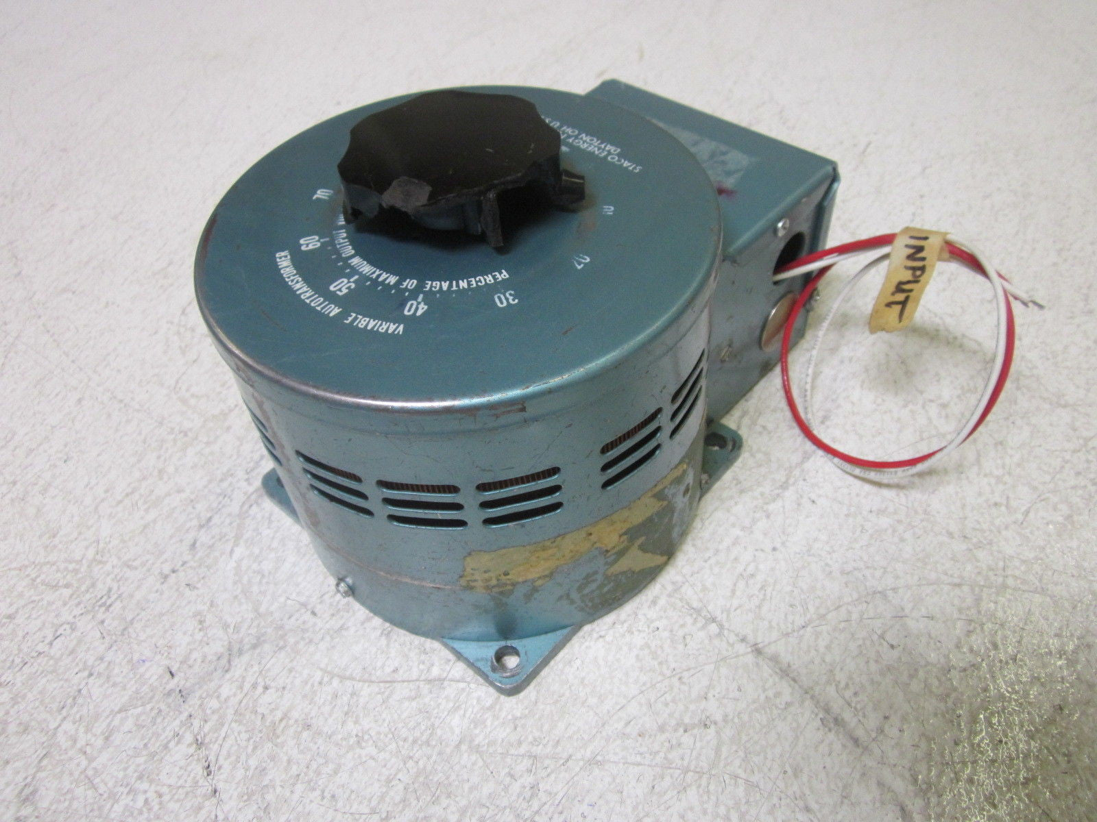 STACO ENERGY PRODUCT 1520CT VARIABLE AUTOTRANSFORMER  240V *USED*