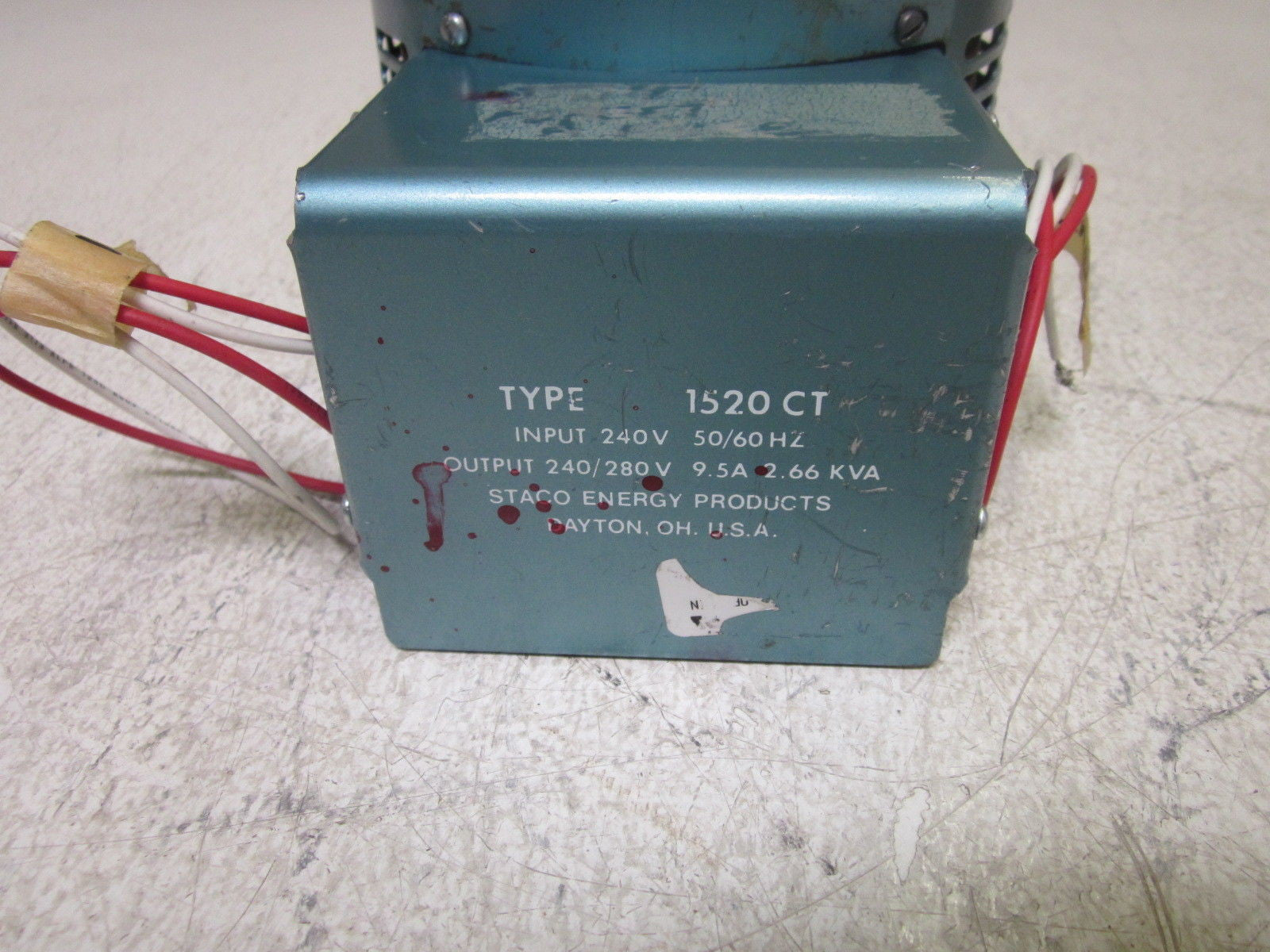 STACO ENERGY PRODUCT 1520CT VARIABLE AUTOTRANSFORMER  240V *USED*
