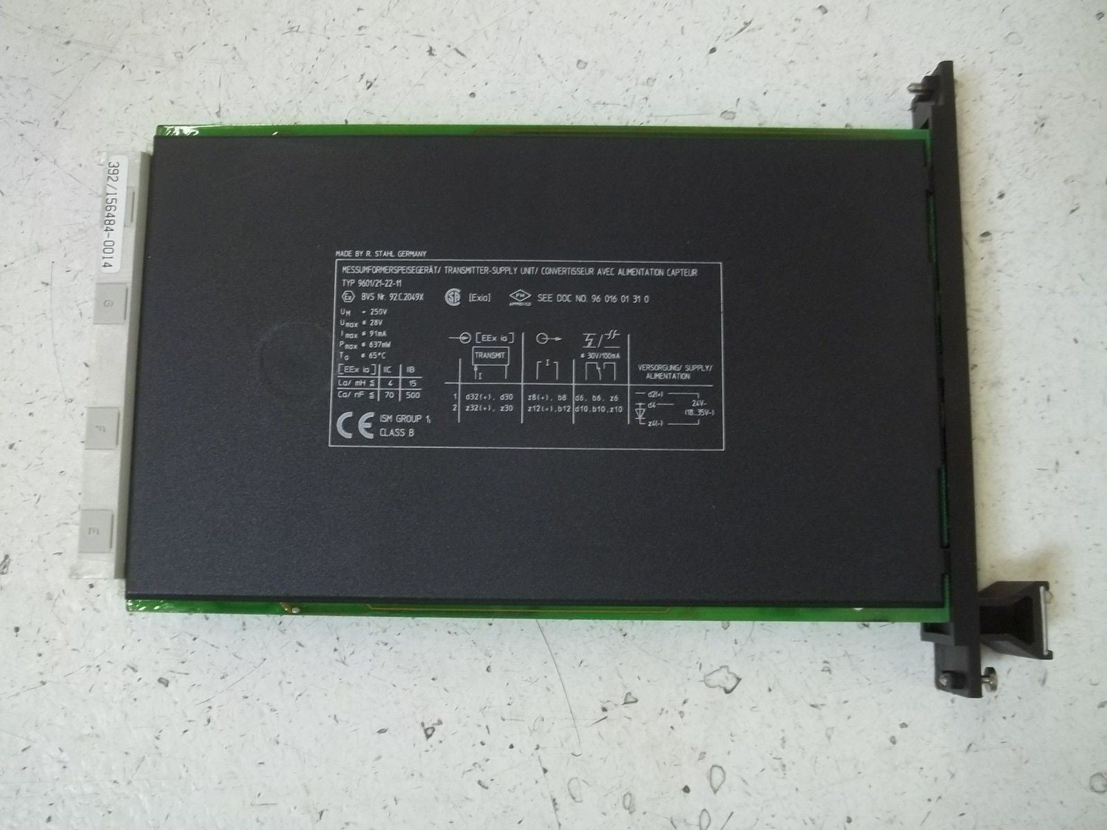 STAHL ICS1000 9601/21-22-11 BOARD *NEW NO BOX*