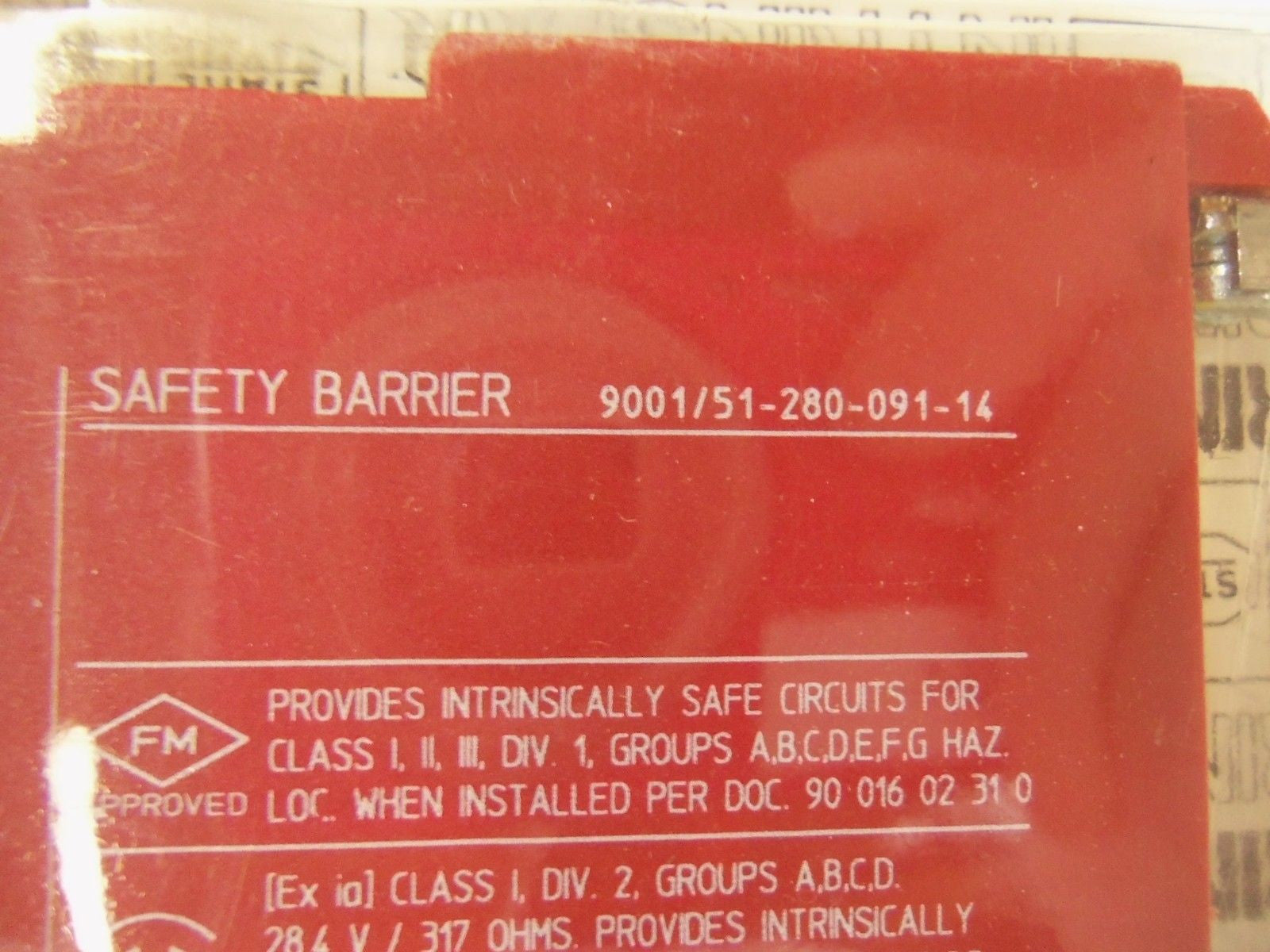STAHL SAFETY BARRIER 9001/51-280-091-14 *ORIGINAL PACKAGE*