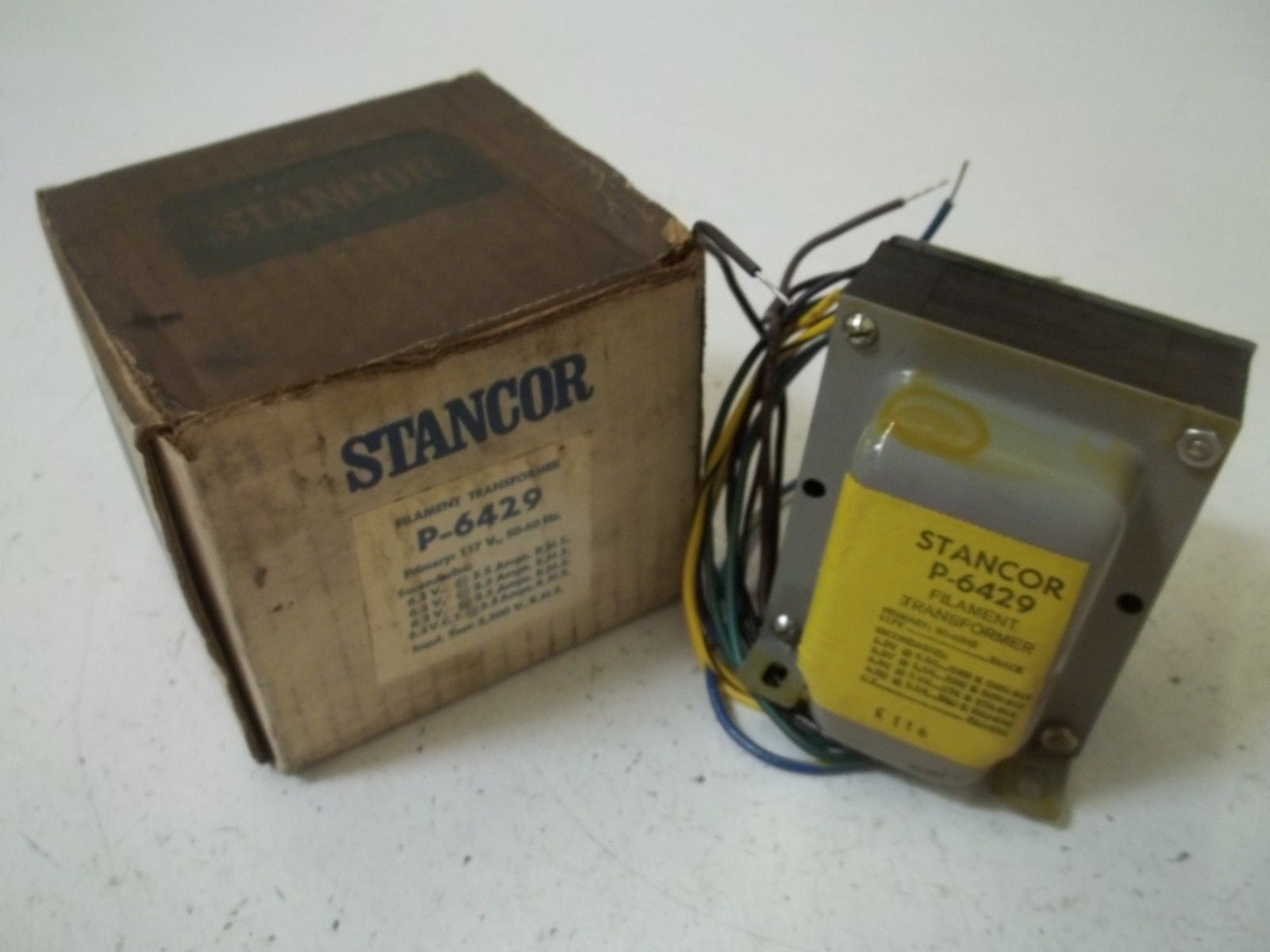STANCOR P-6429 FILAMENT TRANSFORMER *USED*