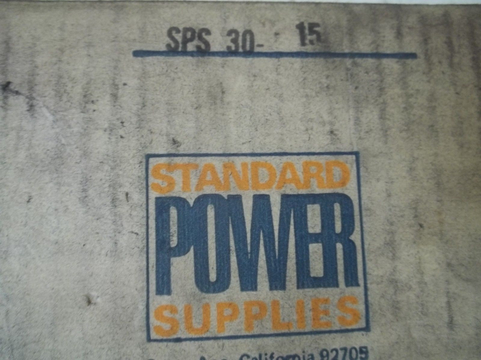 STANDAR POWER INC.  SPS30-15 POWER SUPPLY 15V 1.6A *NEW IN BOX*